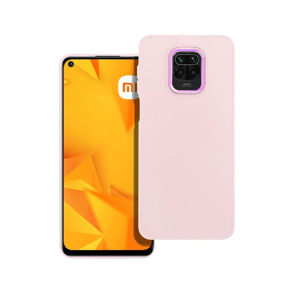 Futerał do Xiaomi Redmi Note 9S / 9 PRO Frame pudrowy róż