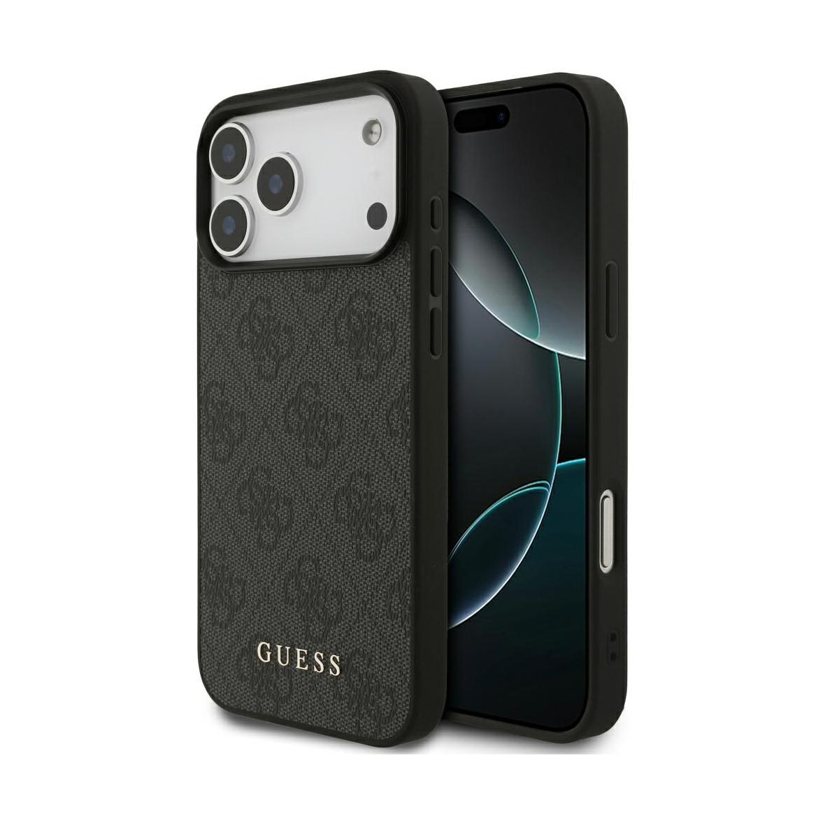 GUESS futerał do IPHONE 17 Pro Max GUHCP17XG4GFGR (PU 4G Classic) brązowy