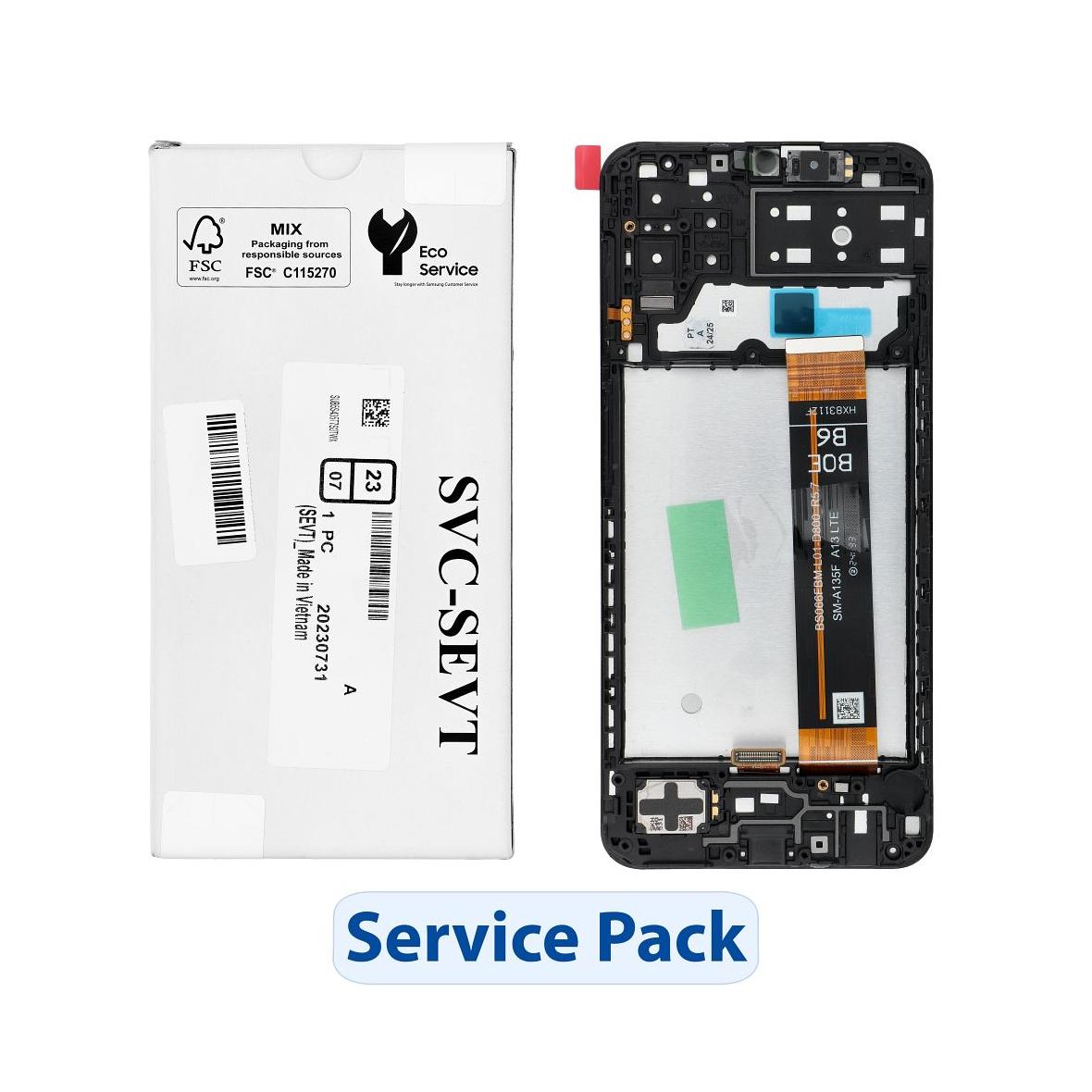 ServicePack Wyświetlacz LCD do SAMSUNG M13 M135F GH82-29133A