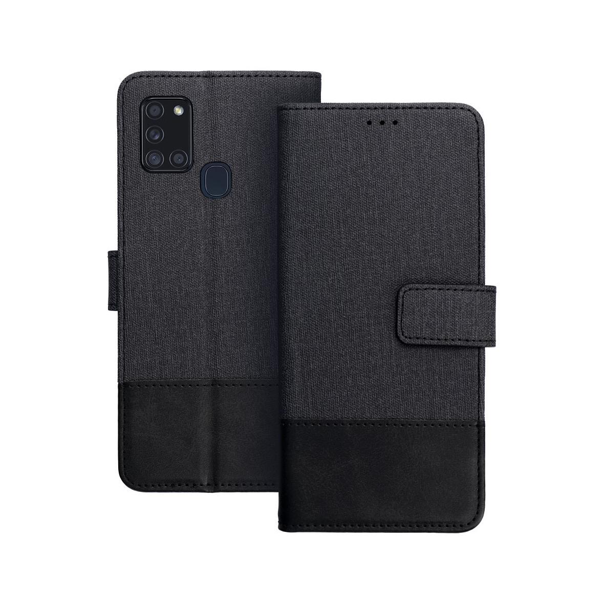 Etui z klapką na Samsung A21s Gomma Book czarne