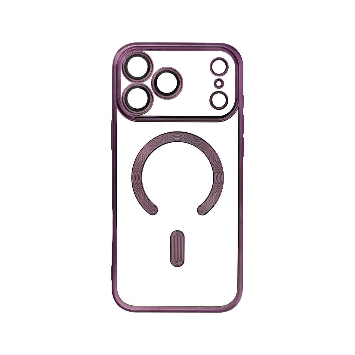 Futerał do iPhone 17 PRO MAX Electro Mag Cover zgodny z MagSafe fioletowy