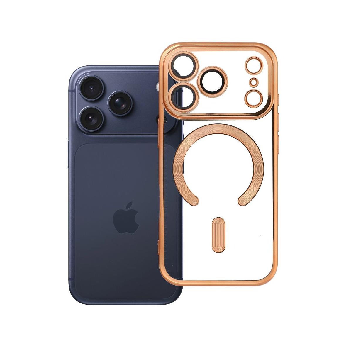 Futerał do iPhone 17 PRO Electro Mag Cover zgodny z MagSafe złoty