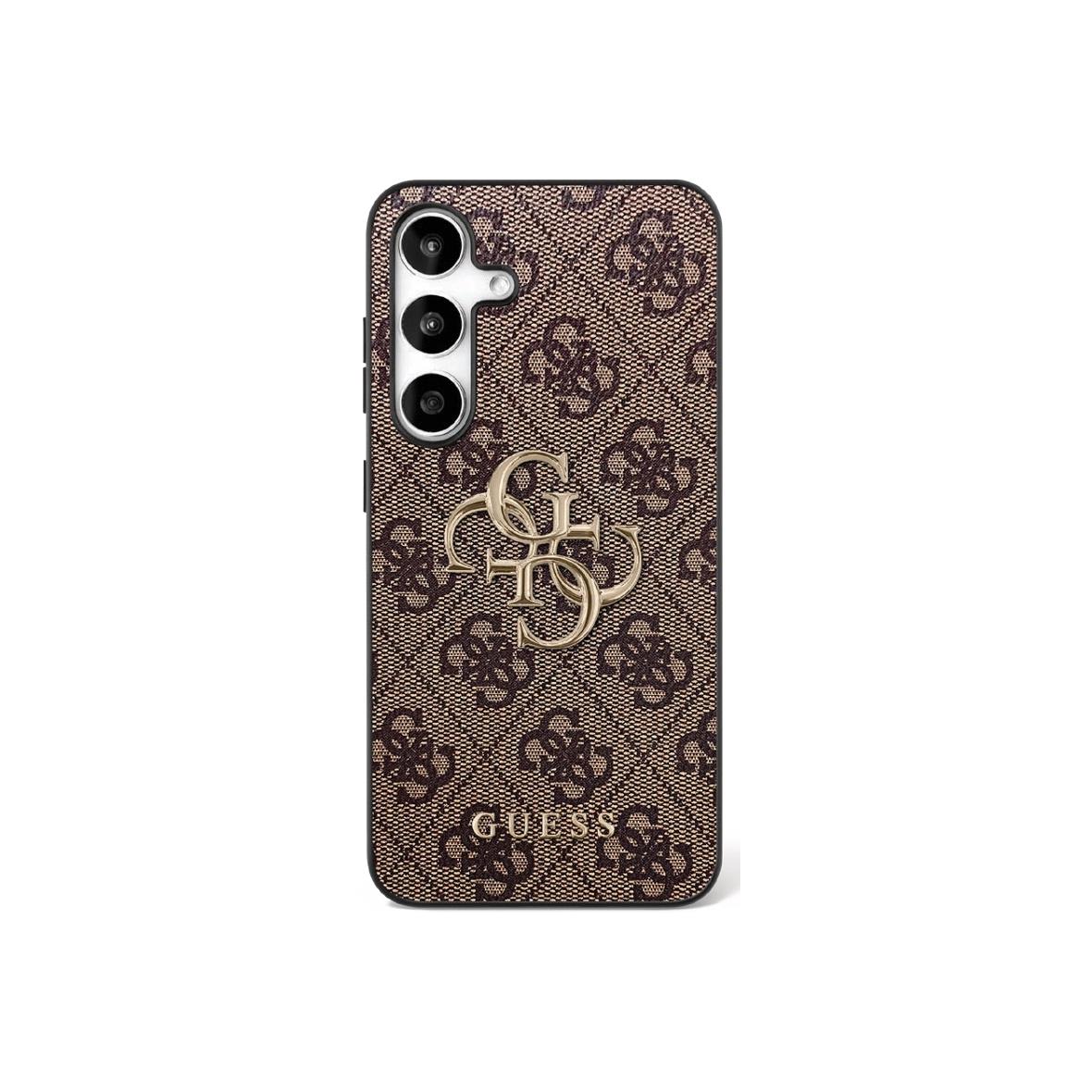 GUESS futerał do SAMSUNG S25 FE GUHCS25FE4GMGGR (PU Leather 4G Metal Logo) czarny