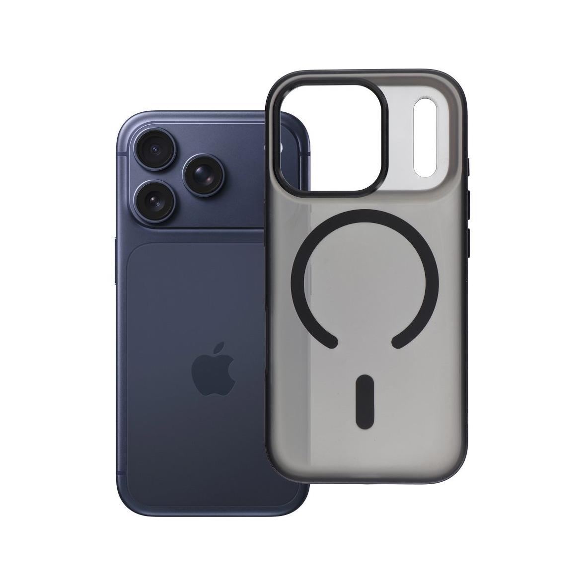 Futerał do iPhone 17 PRO Flexline Mag Cover zgodny z MagSafe czarny