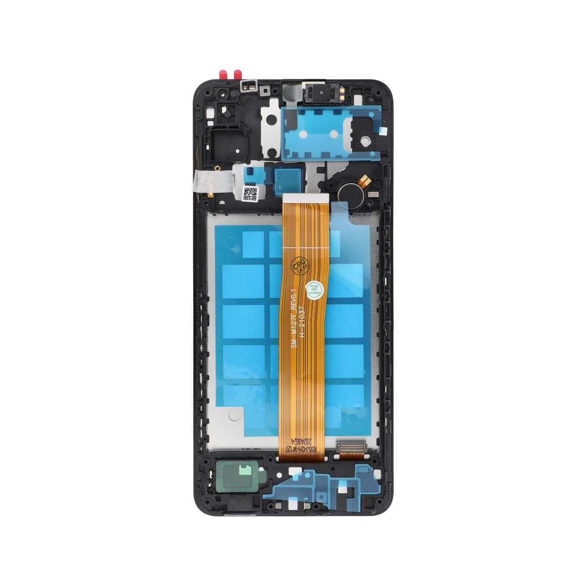 Wyświetlacz LCD do SAMSUNG M12 OEM ramka z podzespołami