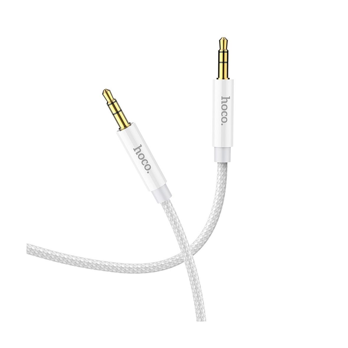 Kabel AUX Jack 3,5 mm do Jack 3,5 mm Hoco 1 m UPA19 srebrny
