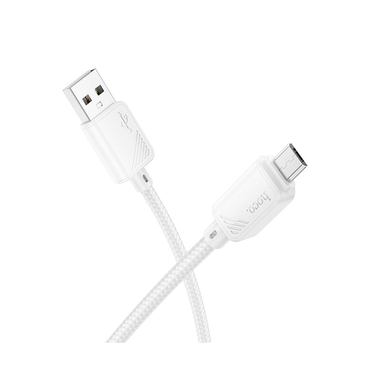 Kabel USB A do Micro USB Hoco 2,4A 1 m X113 biały