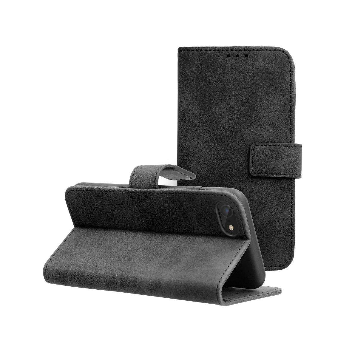 Etui z klapką na iPhone 7 / 8 / SE 2020 / SE 2022 Tender Book czarne