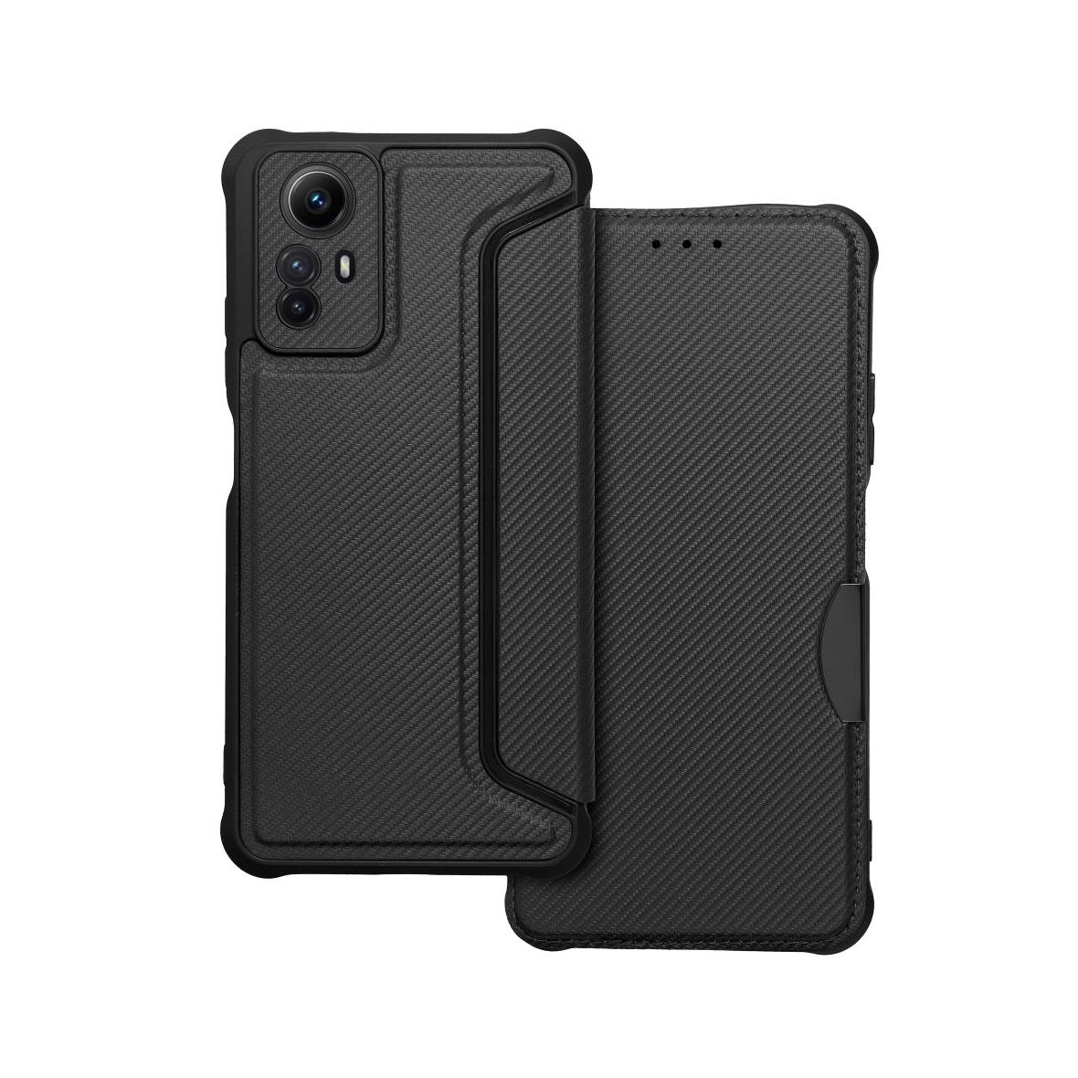 Etui z klapką na Xiaomi Redmi NOTE 12S Razor Book czarne