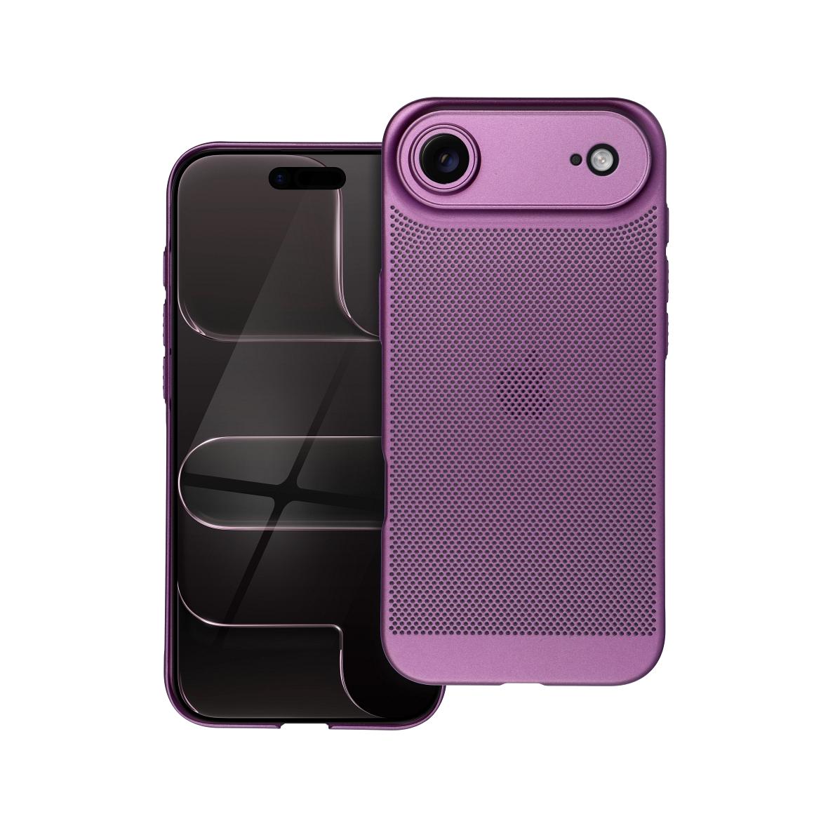 Futerał do iPhone 17 AIR Breezy fioletowy