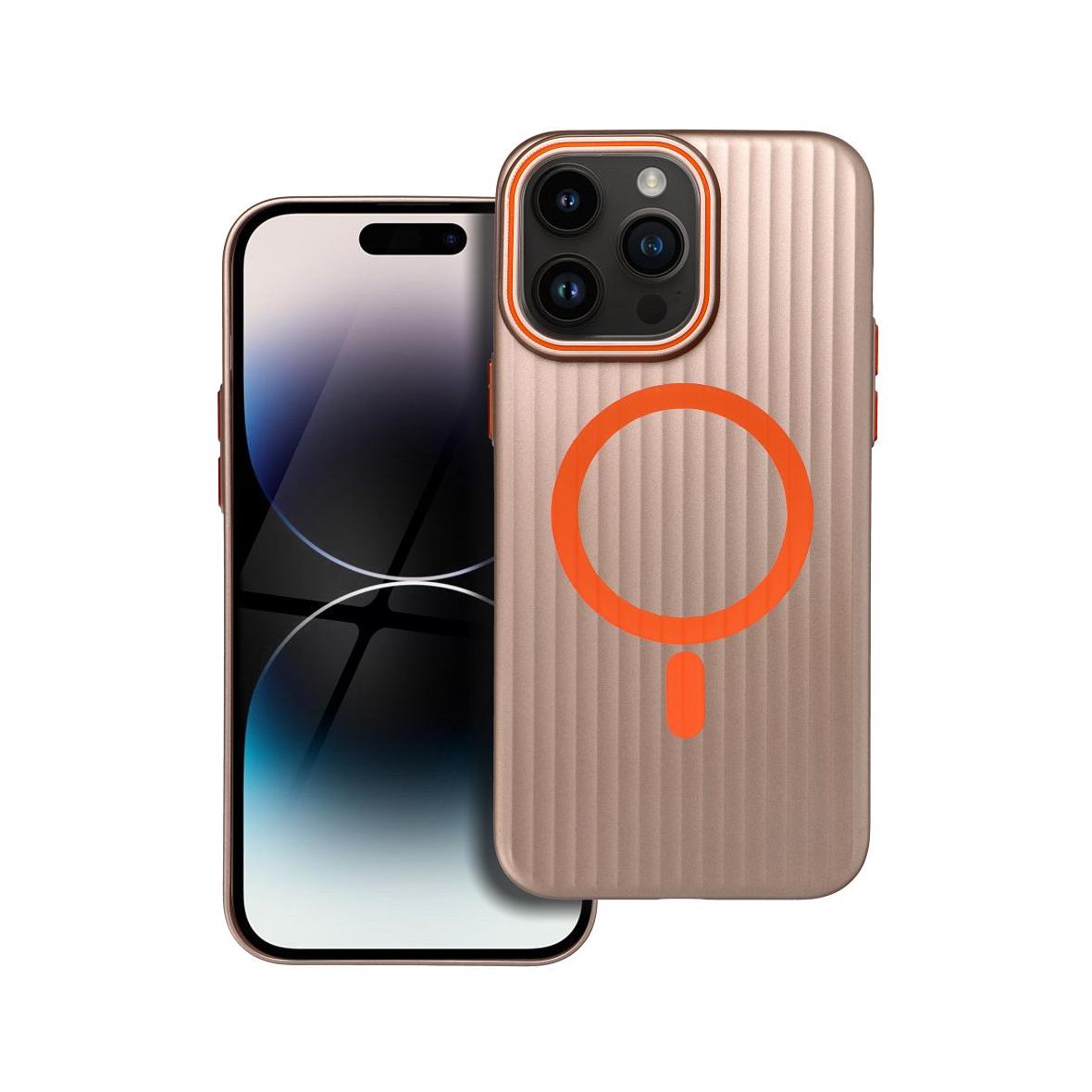 Futerał do iPhone 14 PRO MAX Simply zgodny z MagSafe tytanowy pustynny