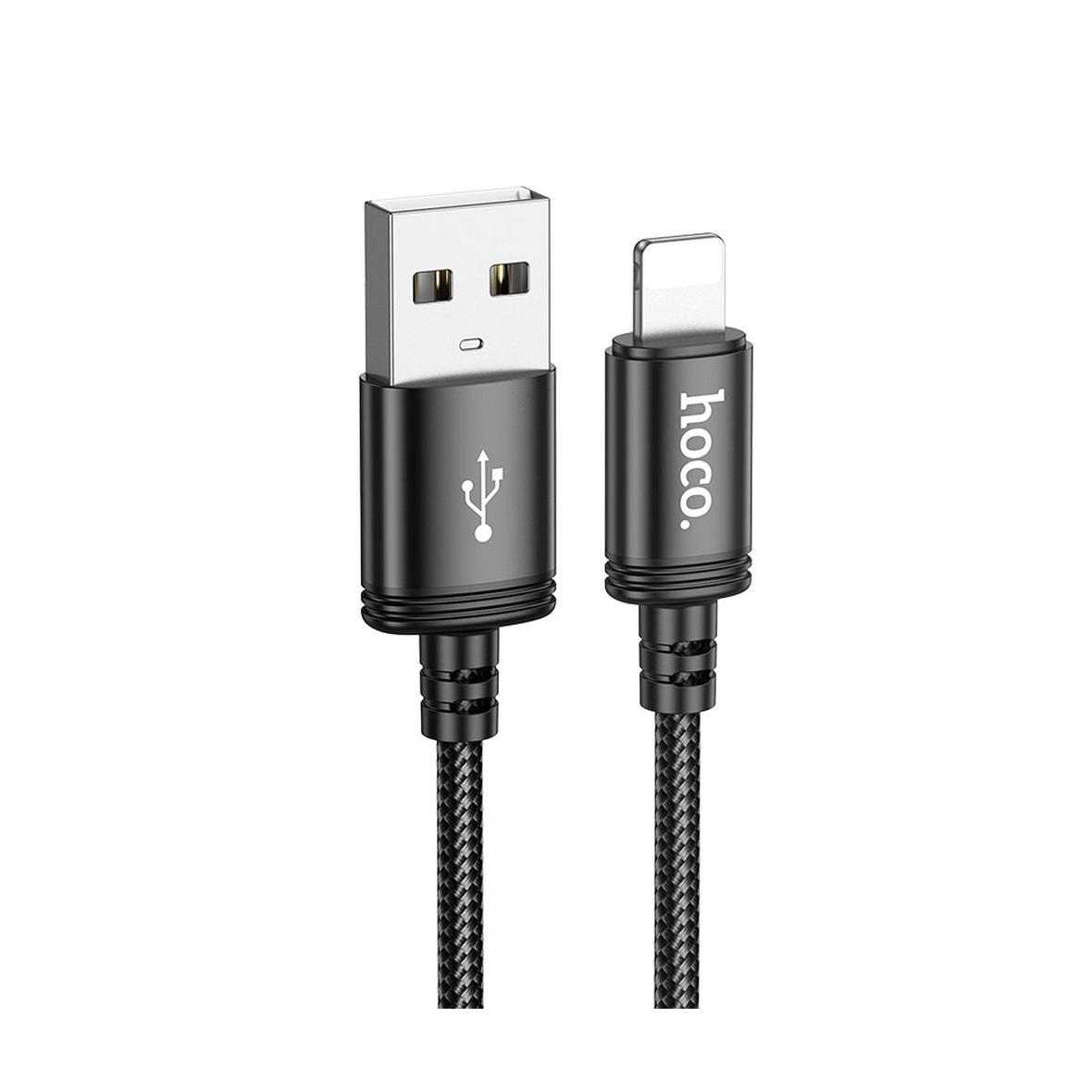 Kabel USB A do Lightning Hoco 2,4A 2 m X89 czarny