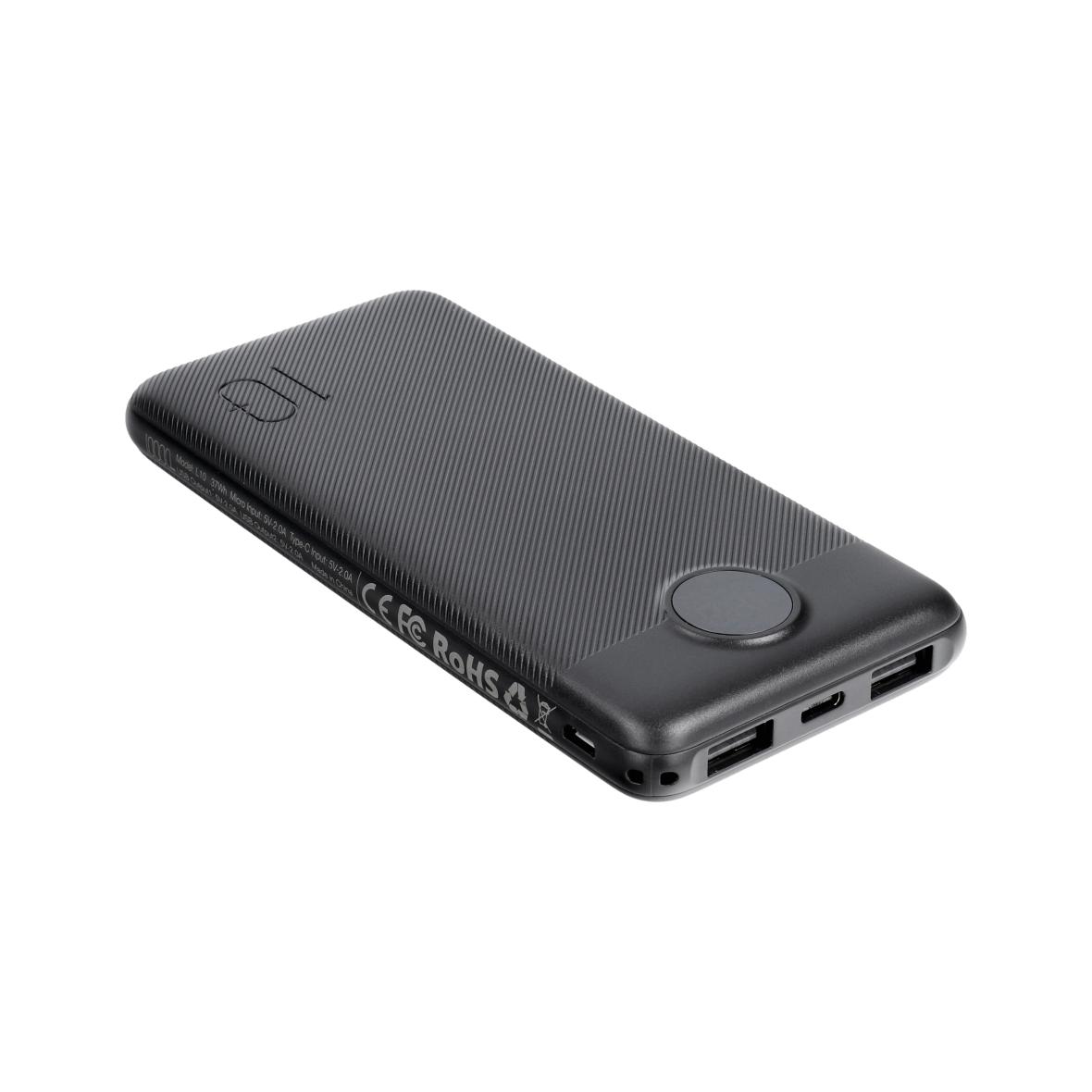 Powerbank Veger L10 (W1105) 10000 mAh czarny