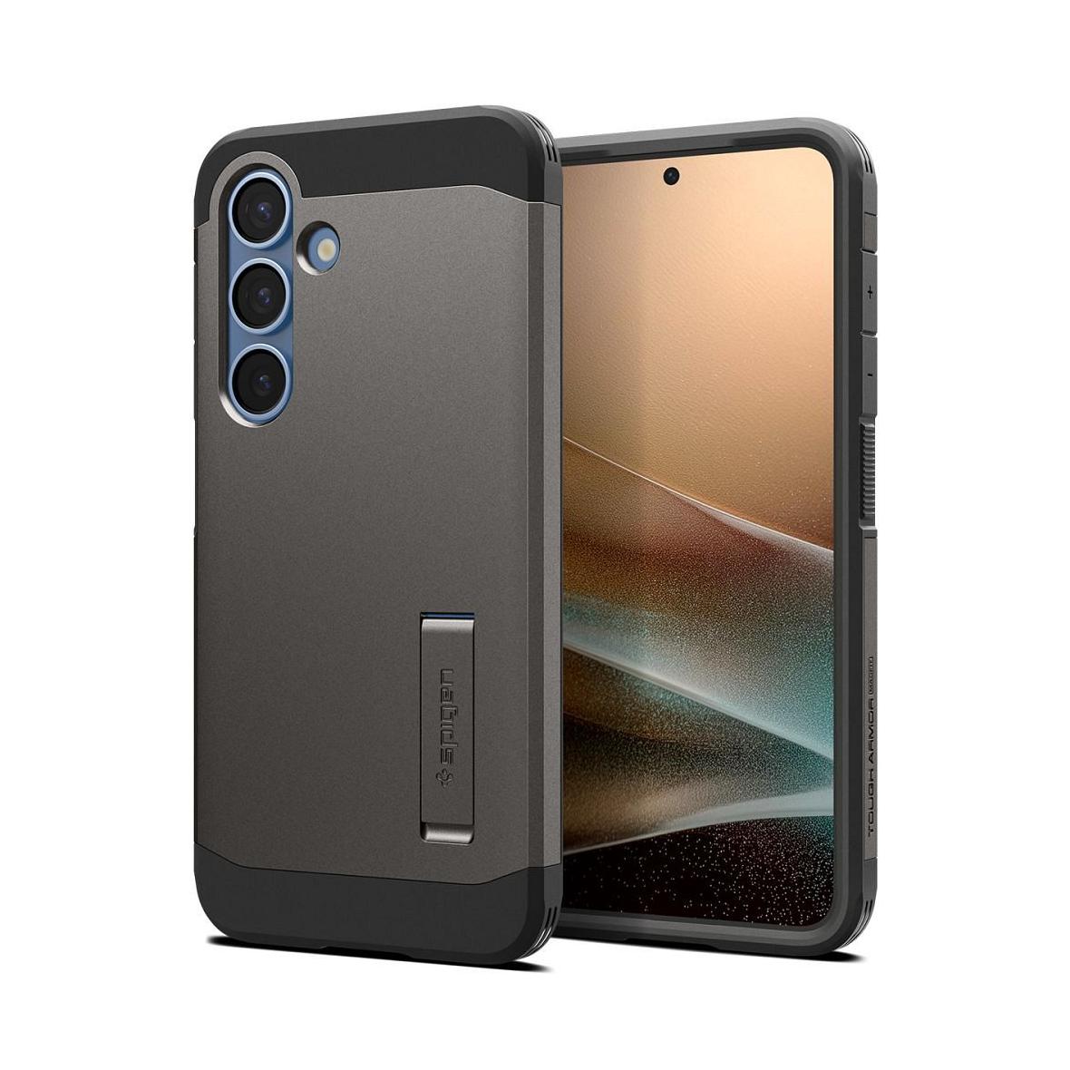 SPIGEN futerał TOUGH ARMOR kompatybilny z MagSafe do SAMSUNG S25 Plus gunmetal
