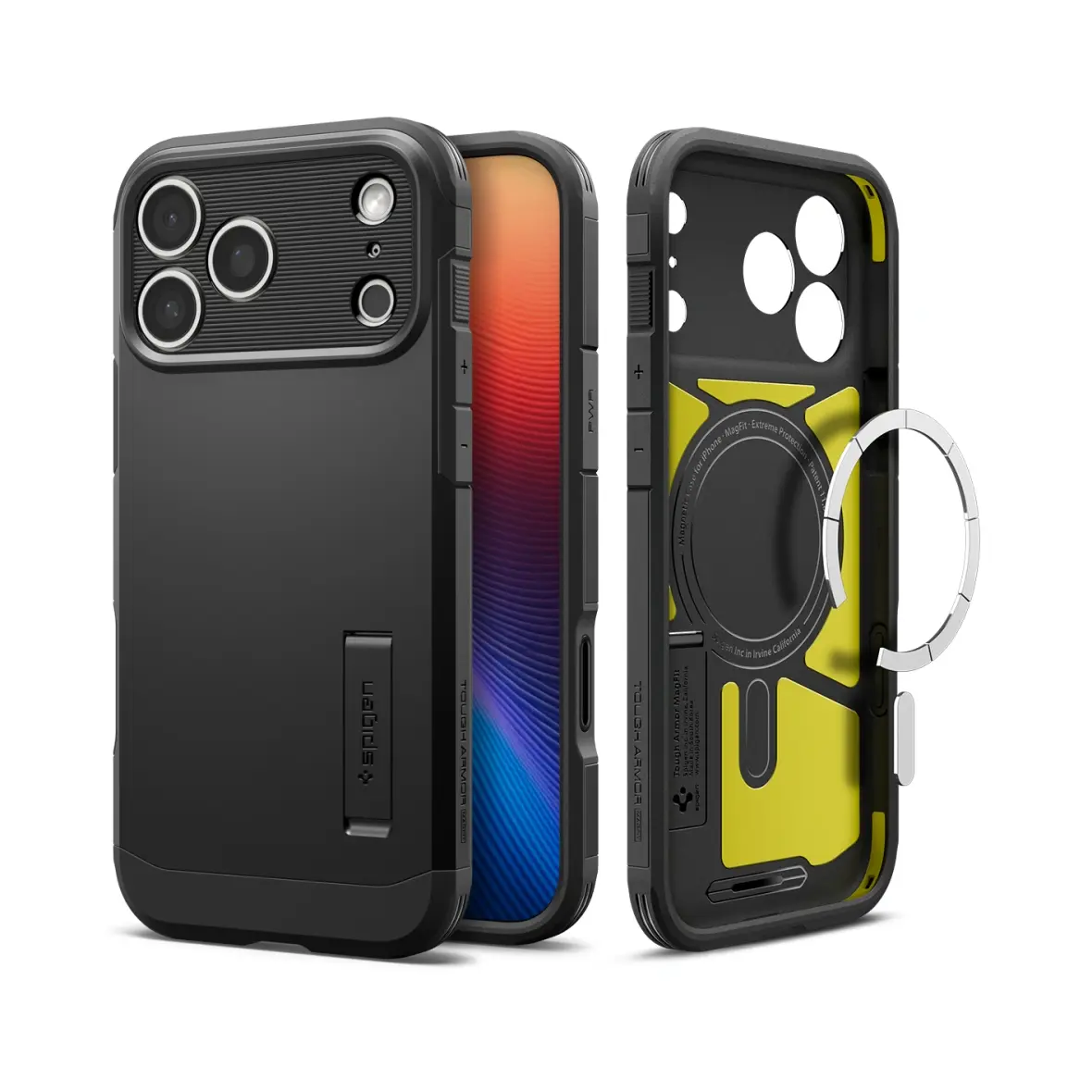 SPIGEN futerał TOUGH ARMOR MAG kompatybilny z MagSafe do IPHONE 17 Pro black