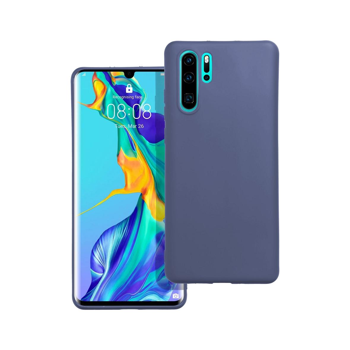 Futerał MATT do Huawei P30 Pro niebieski