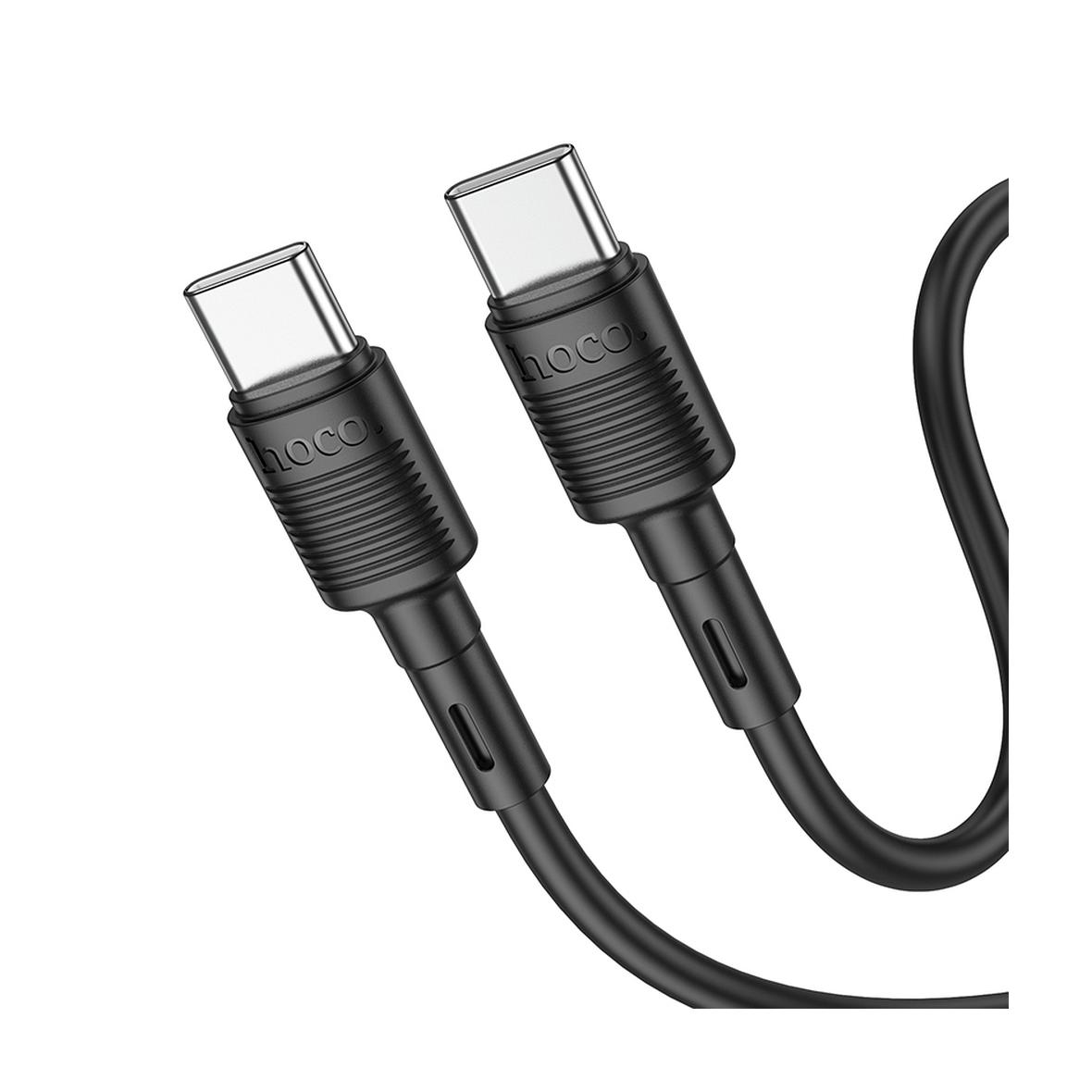 Kabel USB C do USB C Hoco PD 3A 60W 1 m X83 czarny