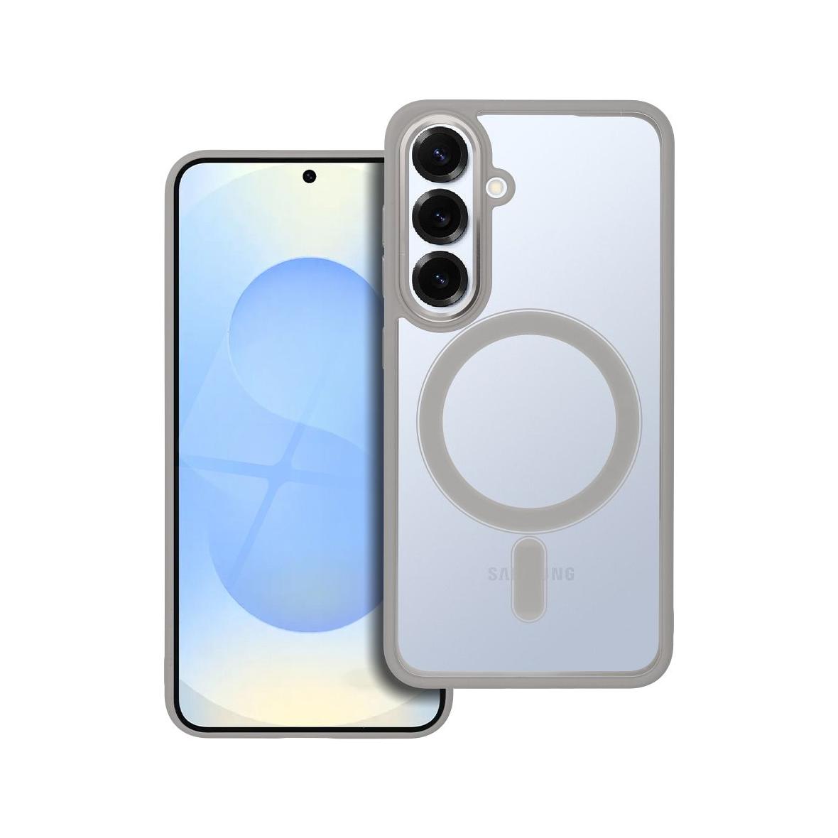 Futerał do Samsung S25 Color Edge Mag Cover zgodny z MagSafe tytanowy szary