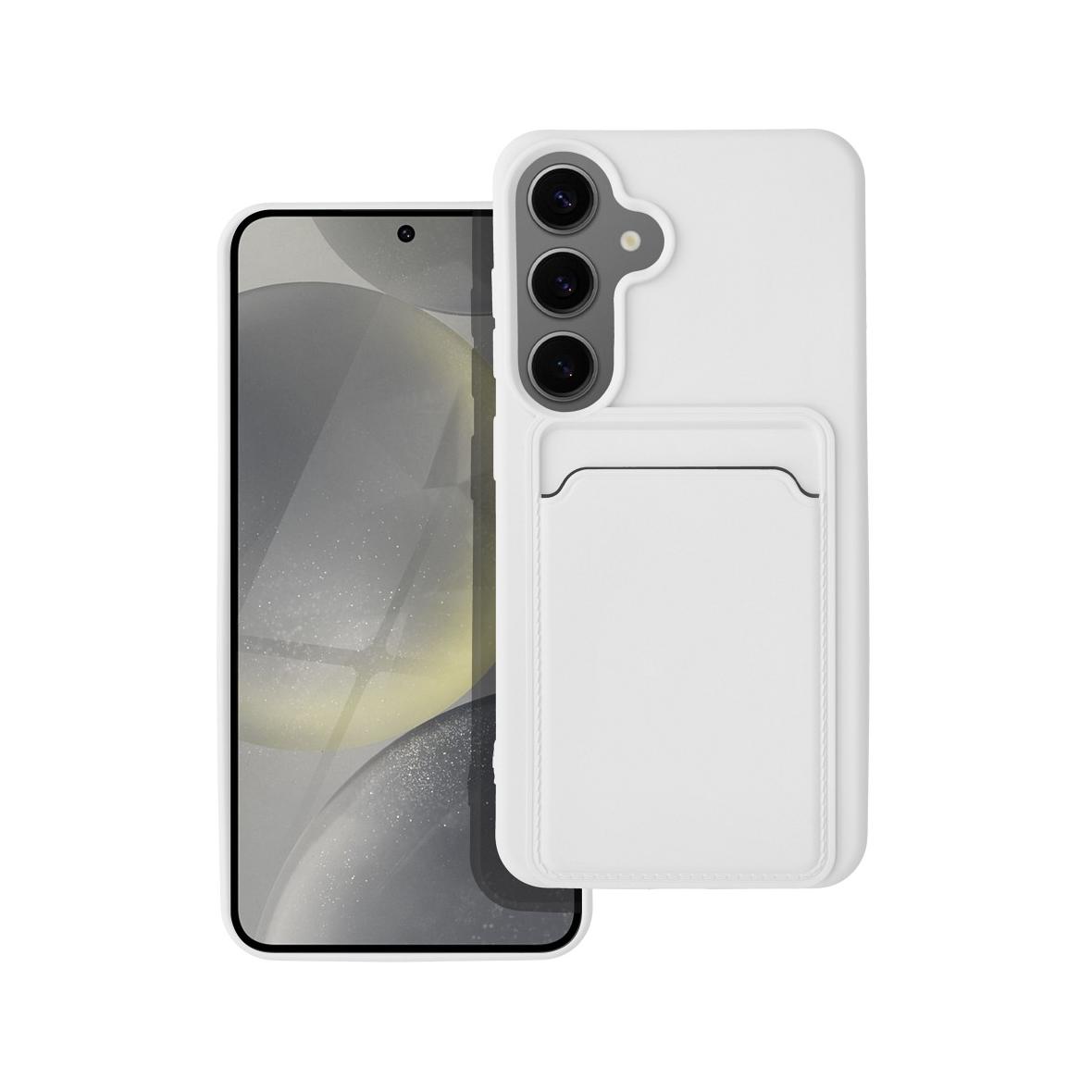Futerał do Samsung S24 Card Case biały