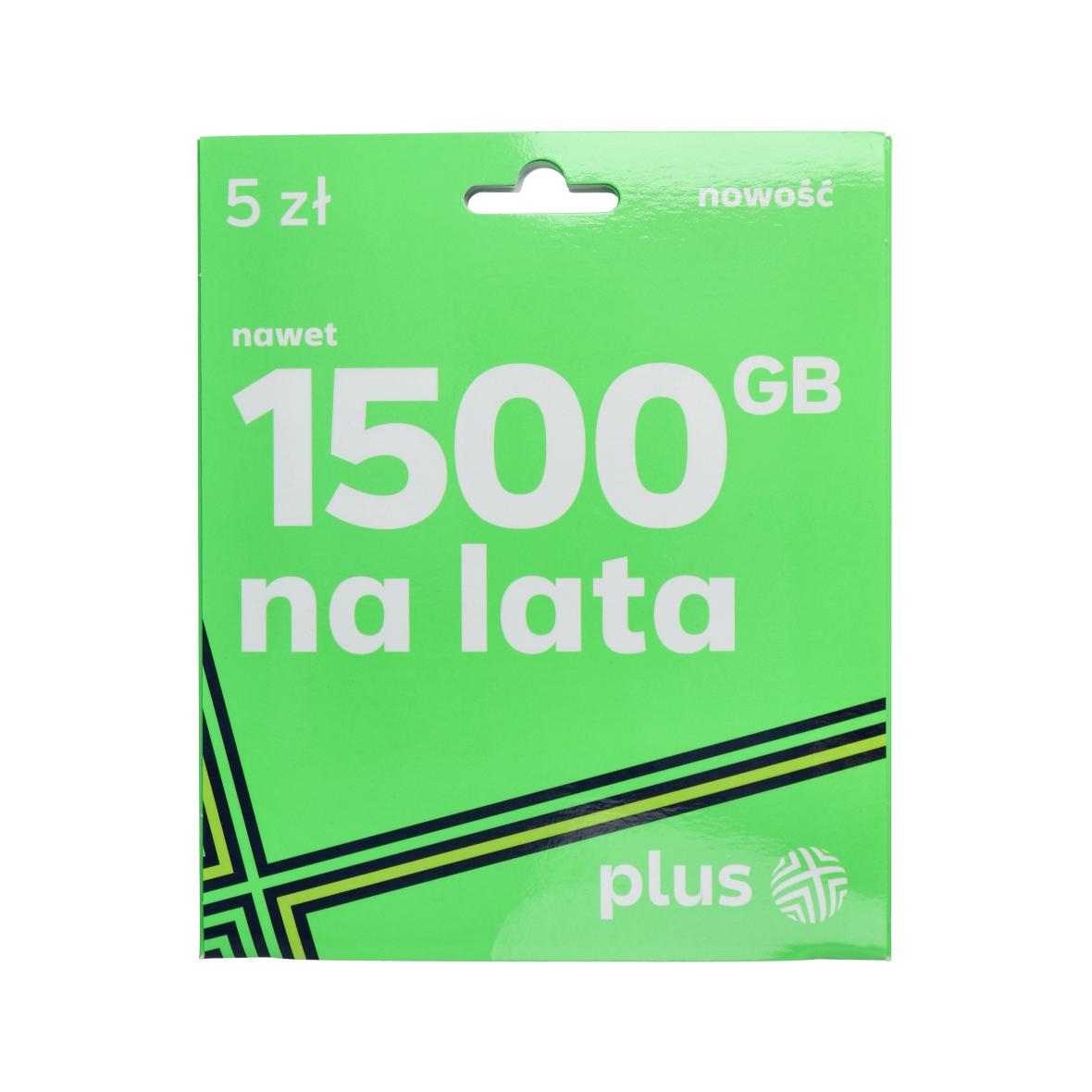 Karta Startowa Plus Nowy Pink 5zł / 6GB
