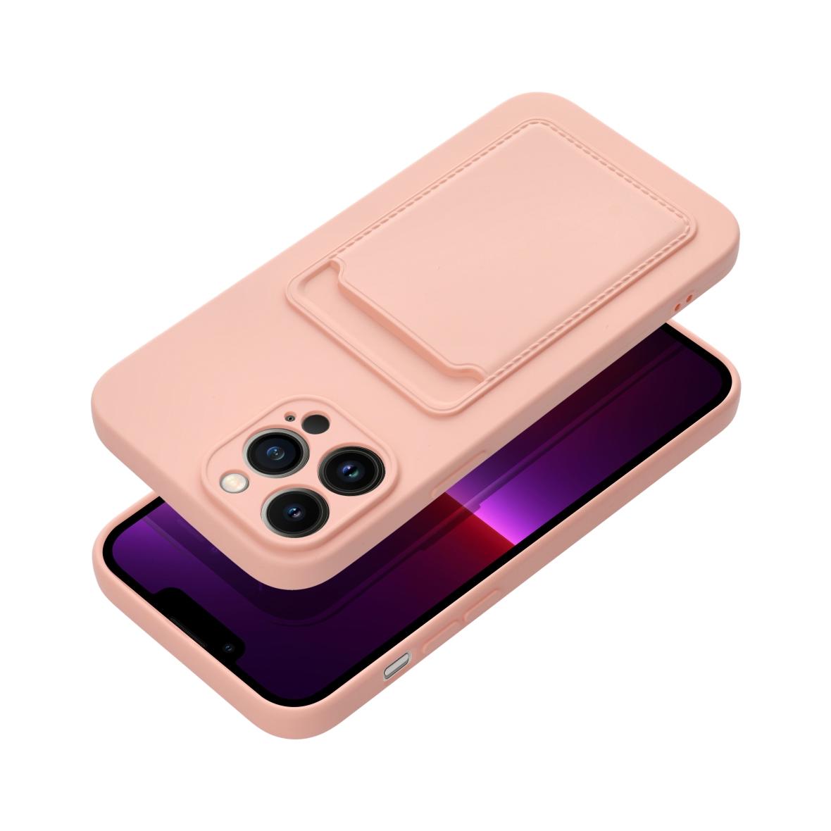 Futerał CARD CASE do XIAOMI Redmi NOTE 13 Pro 4G różowy