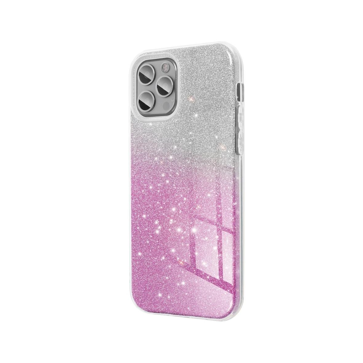 Futerał do Samsung A52 5G / A52 LTE ( 4G ) / A52S Shining transparentny różowy