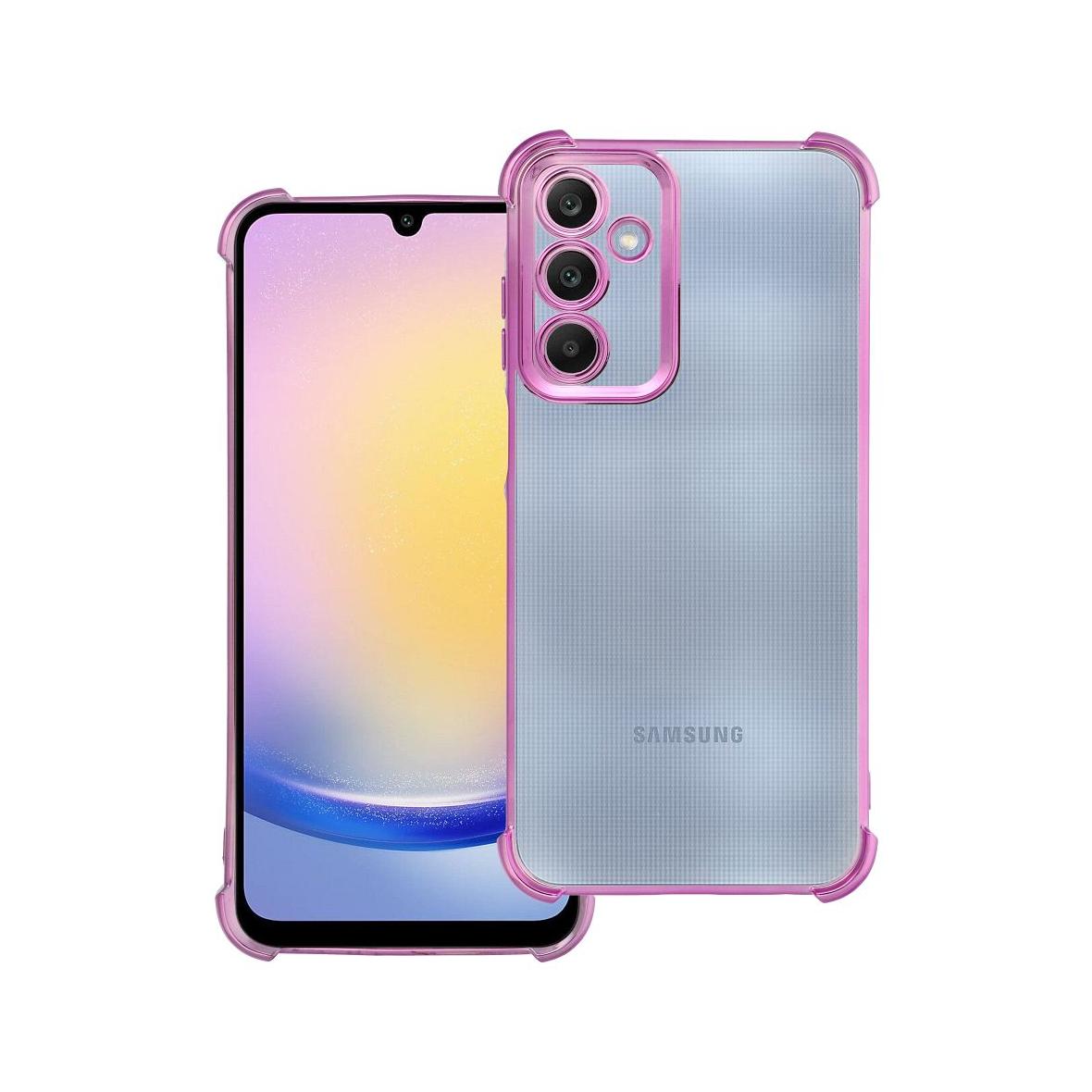 Futerał do Samsung A25 Antishock Electro purpurowy