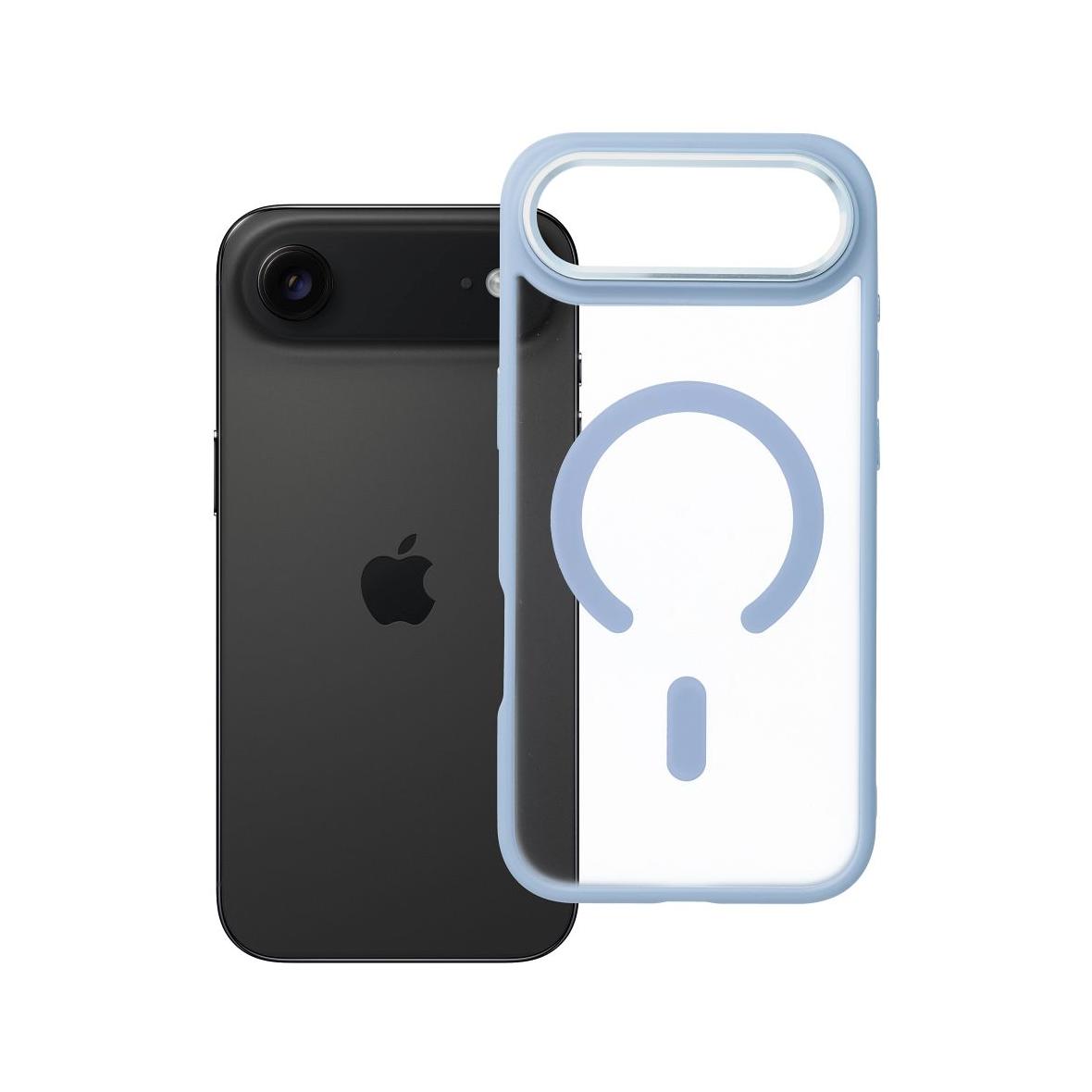 Futerał do iPhone 17 AIR Matte Mag Cover zgodny z MagSafe niebieski