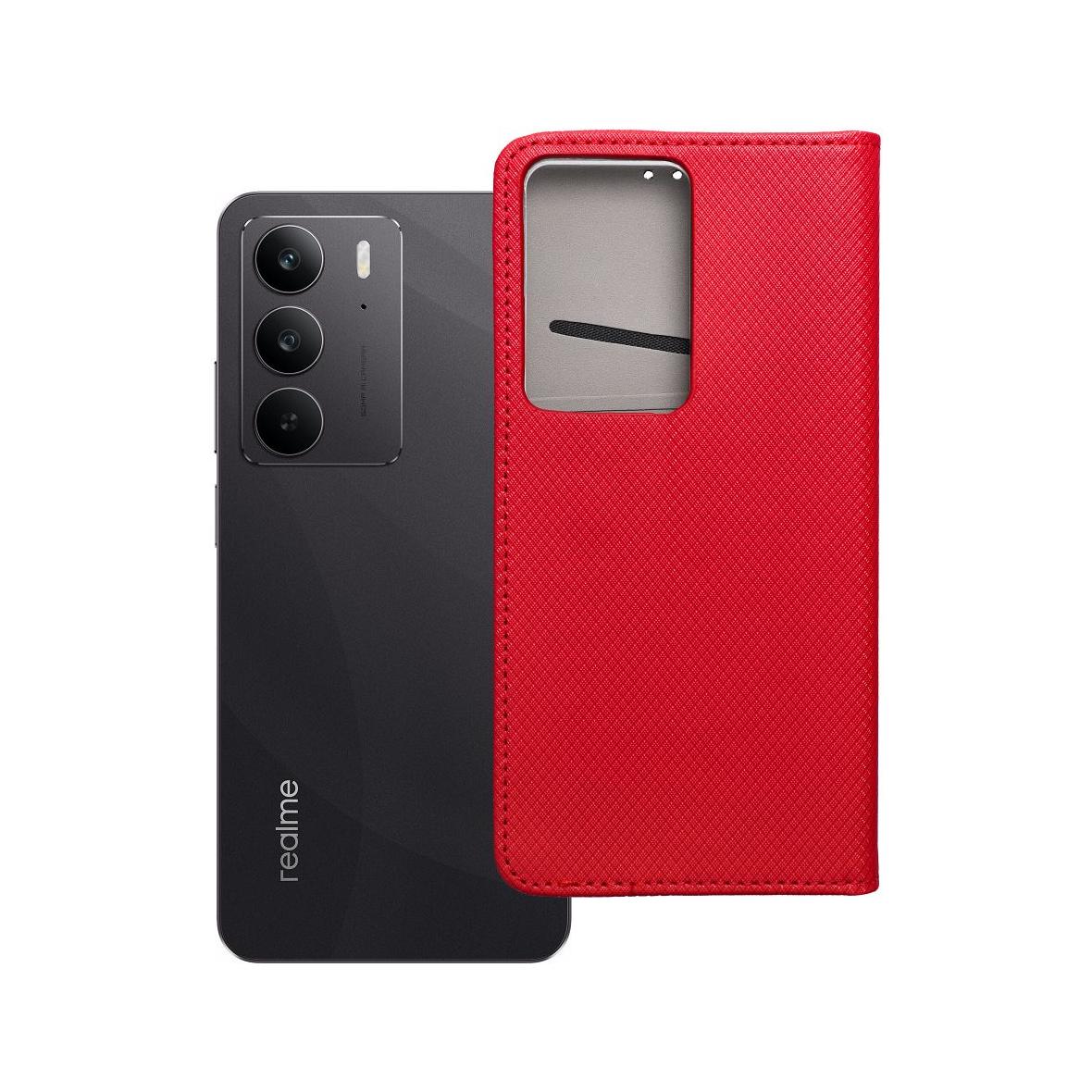 Etui z klapką na Realme C75 Smart Case Book czerwone