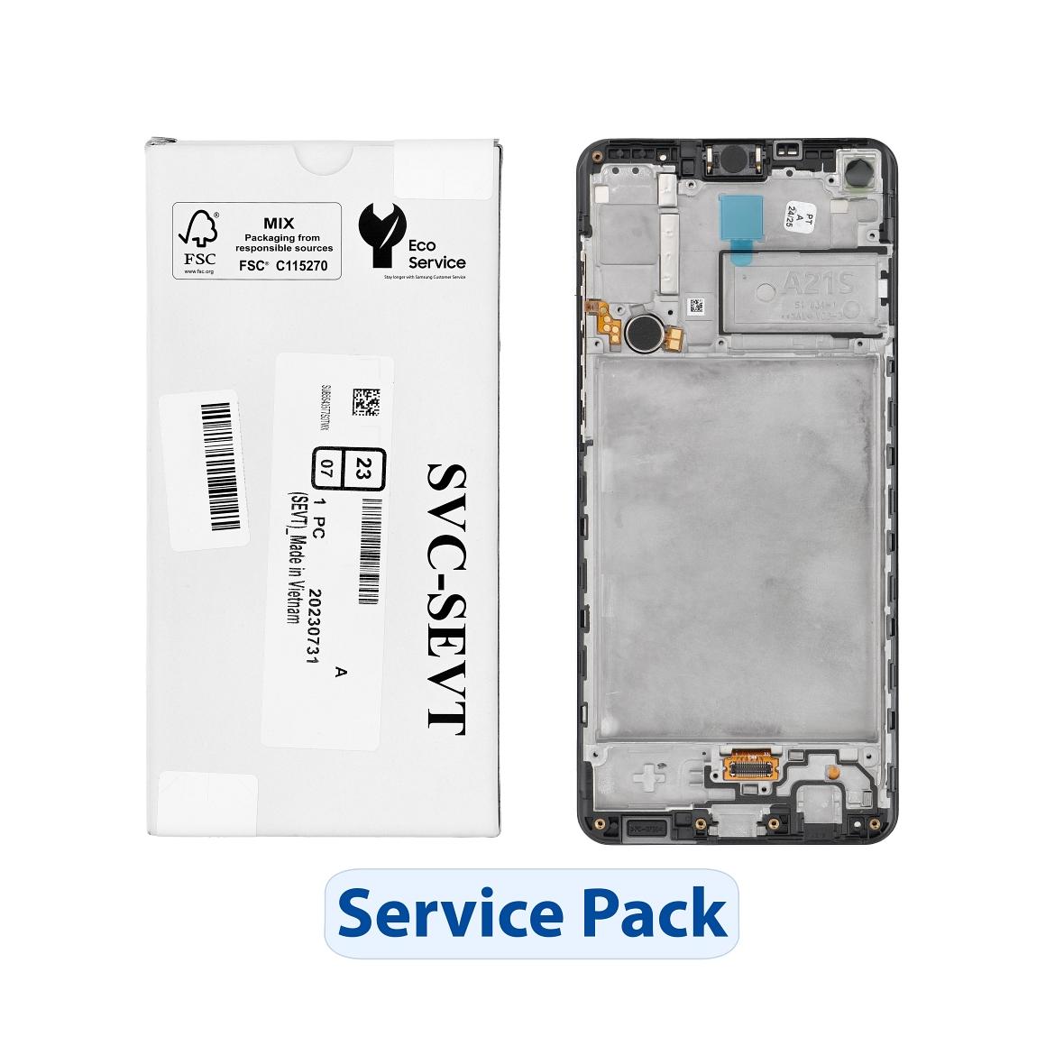 ServicePack Wyświetlacz LCD SAMSUNG A21s A217F GH82-22988A