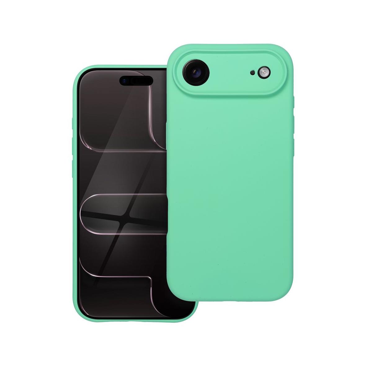 Futerał do iPhone 17 AIR Silicone 2mm miętowy