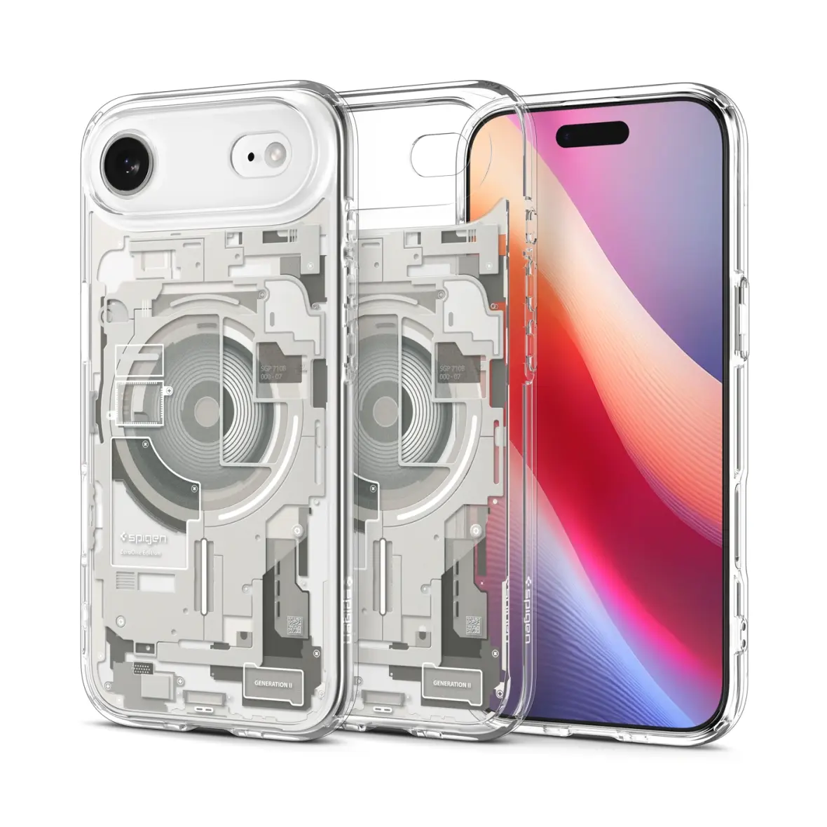 SPIGEN futerał ULTRA HYBRID MAG kompatybilny z MagSafe do IPHONE 17 Air zero one natural titanium