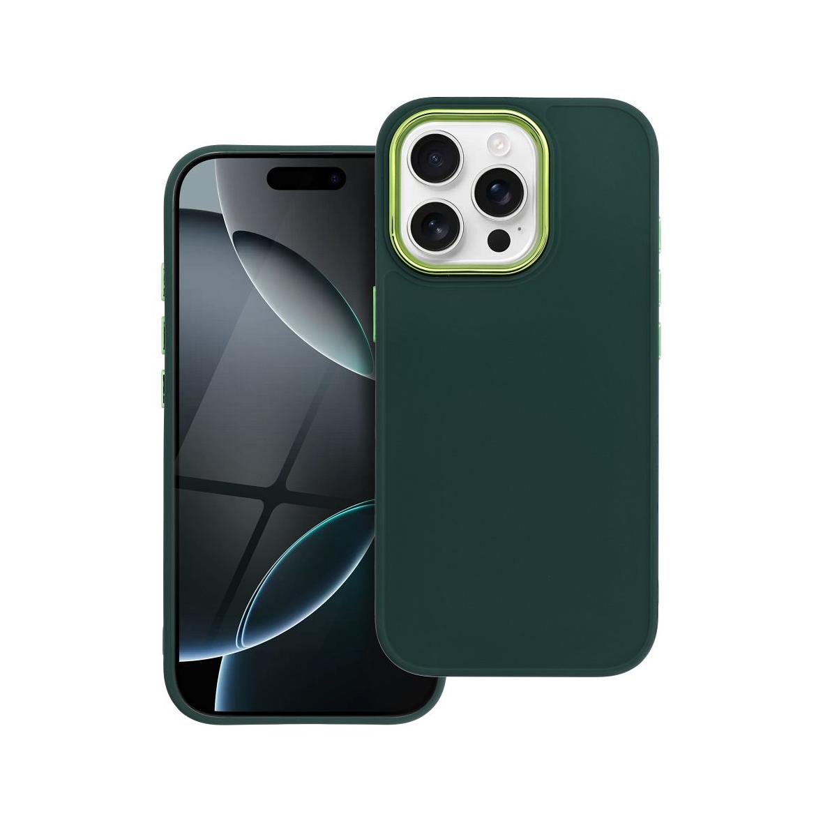 Futerał do iPhone 16 PRO Frame zielony