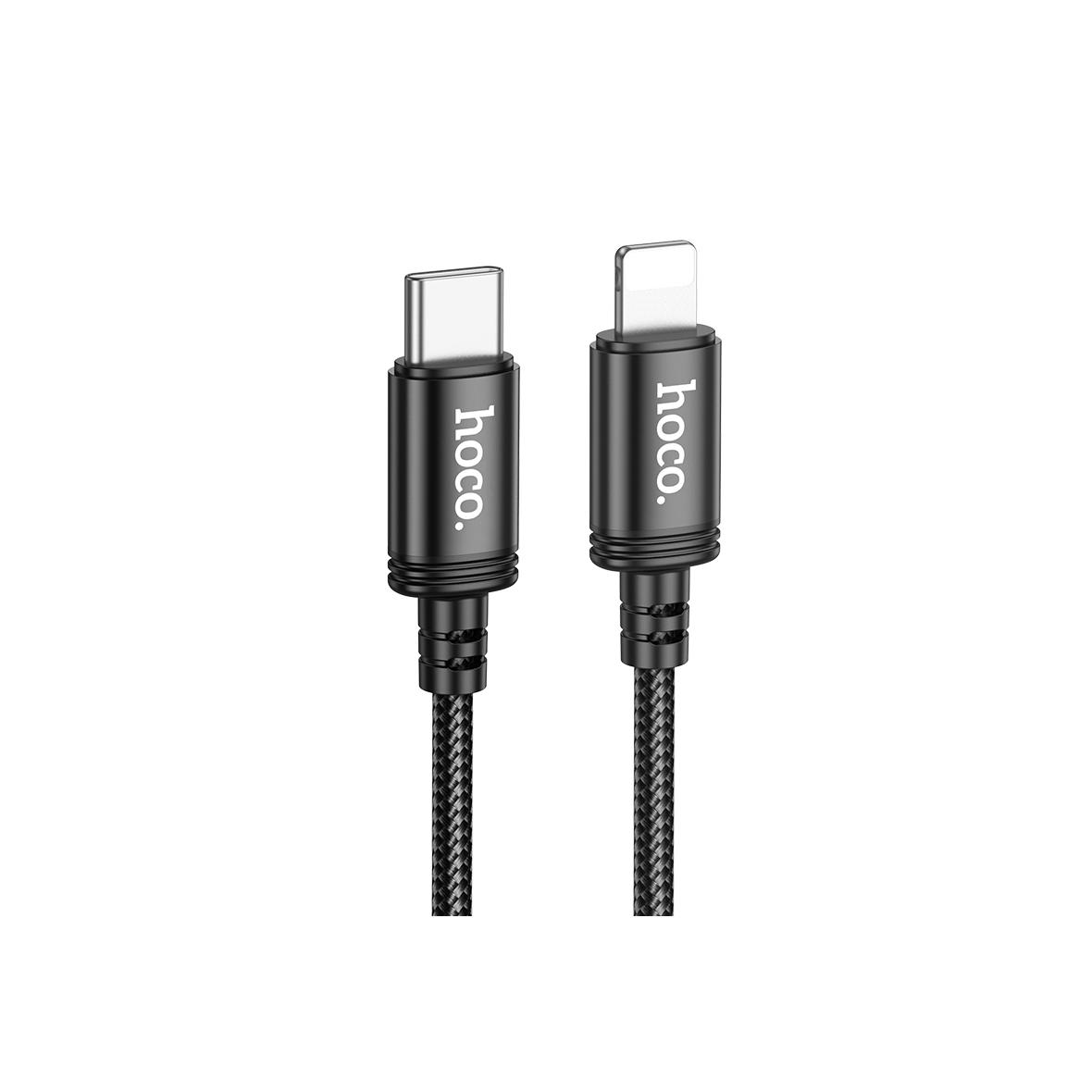 Kabel USB C do Lightning Hoco PD 27W 2 m X89 czarny