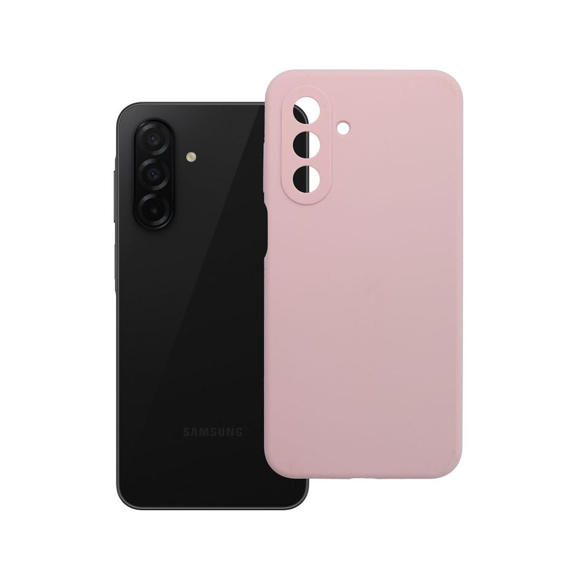 Futerał do Samsung A26 5G Silicone 2mm pudrowy róż