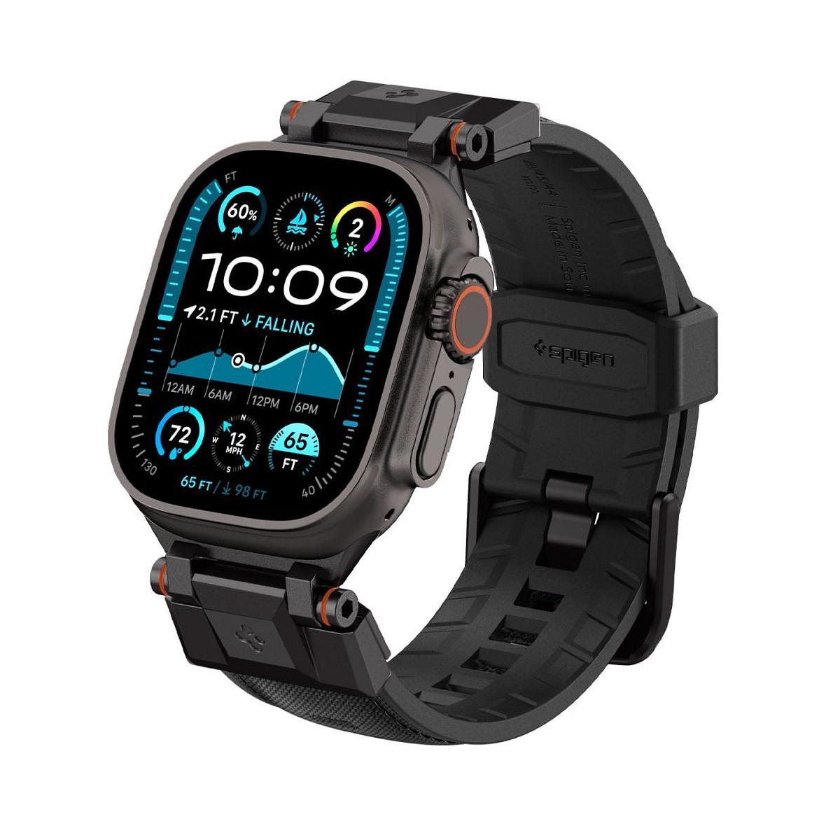 SPIGEN futerał DURAPRO ARMOR do APPLE Watch 6/7/8/9/10/SE/ULTRA 1/2 (44/45/46/49 mm) black