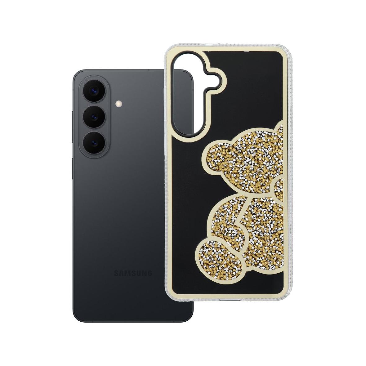 Futerał do Samsung S26 PLUS Teddy Bear złoty