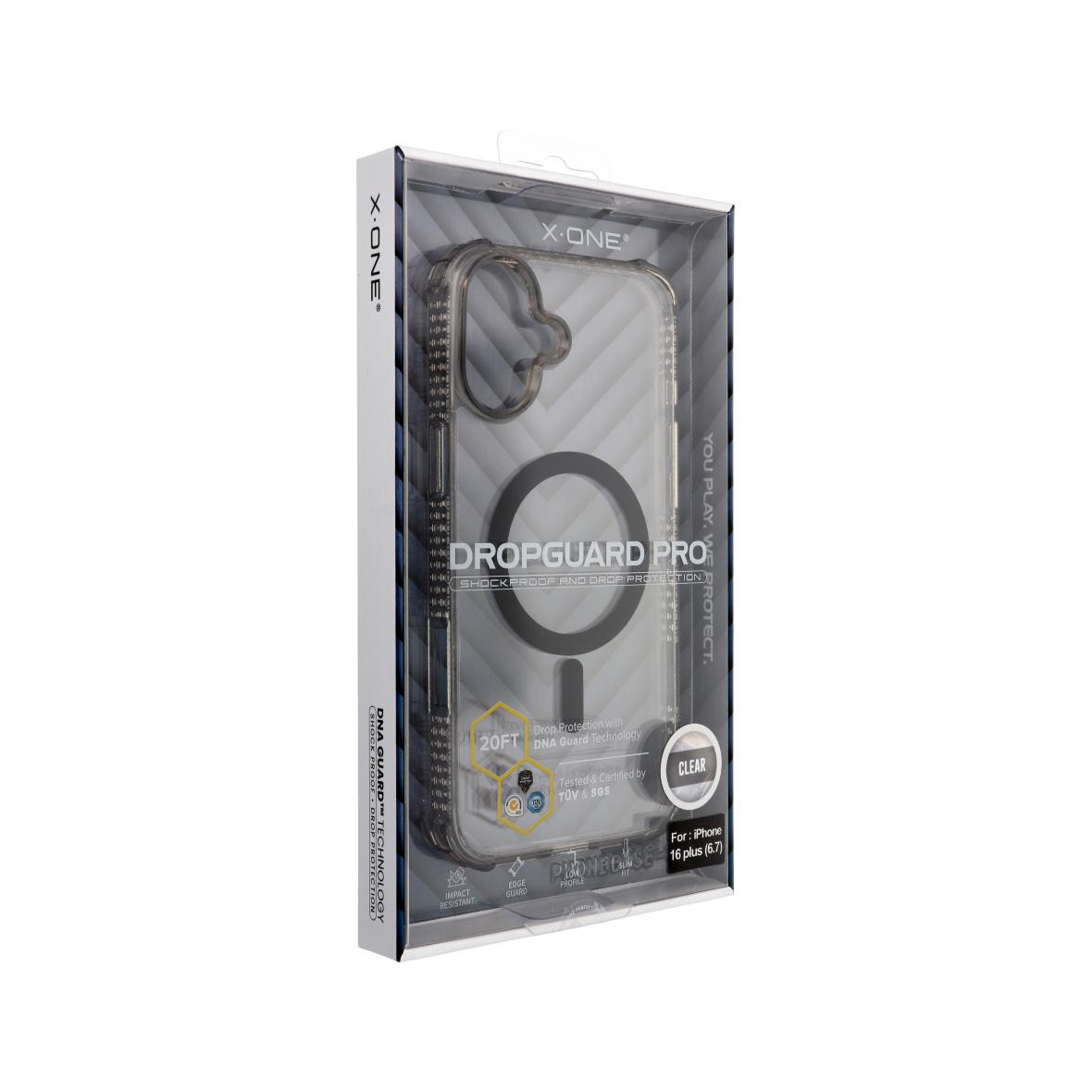 Futerał X-ONE Dropguard Magnetic Case Pro (kompatybilny z MagSafe) - do Apple iPhone 16 Plus czarny