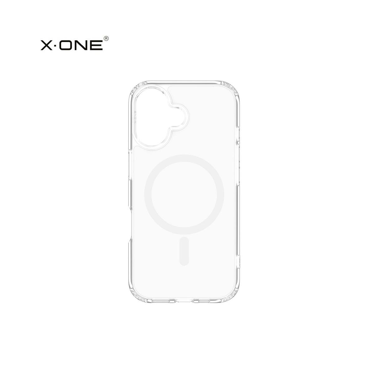 Futerał X-ONE Endura Clear Case (kompatybilny z MagSafe) - do Apple iPhone 16 transparentny