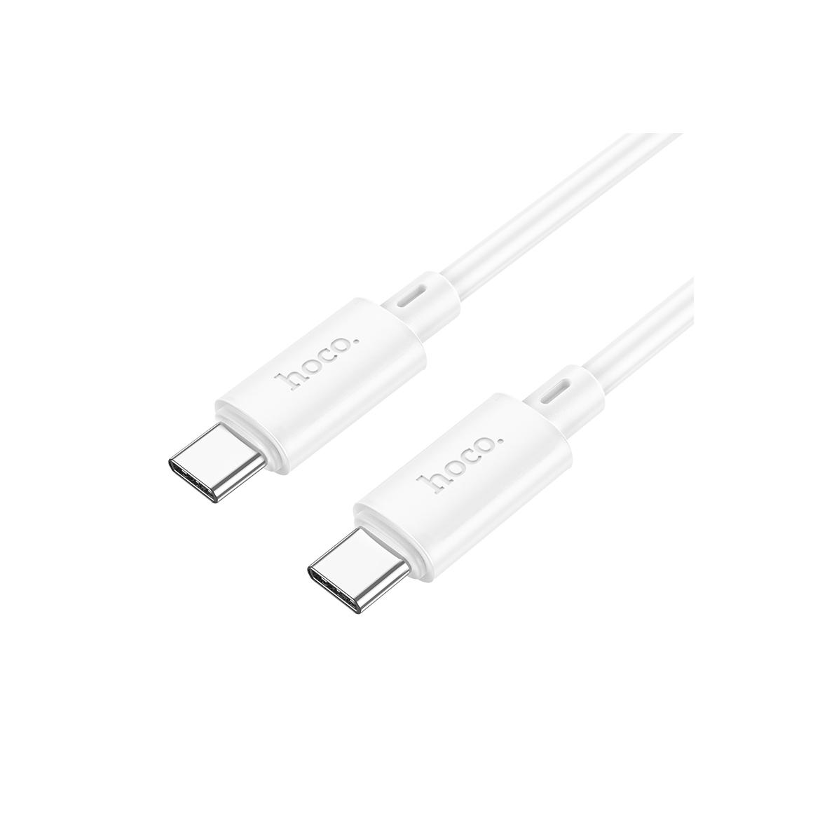 Kabel USB C do USB C Hoco 3A 60W 2 m X88 biały
