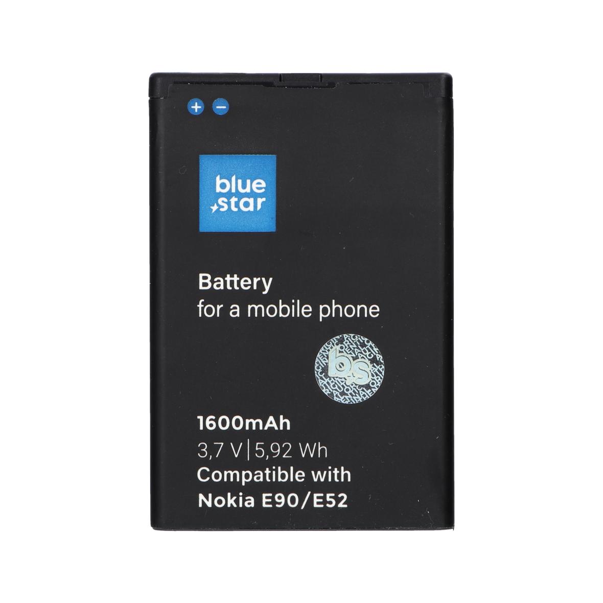 Bateria do Nokia E52 / E71 / N97 / E61i / E63 / E90 / 6650 FLIP 1600 mAh Blue Star Premium