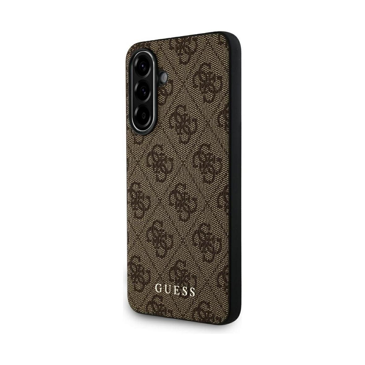 GUESS futerał do SAMSUNG A56 GUHCSA56G4GFBR (PU 4G Classic) brązowy
