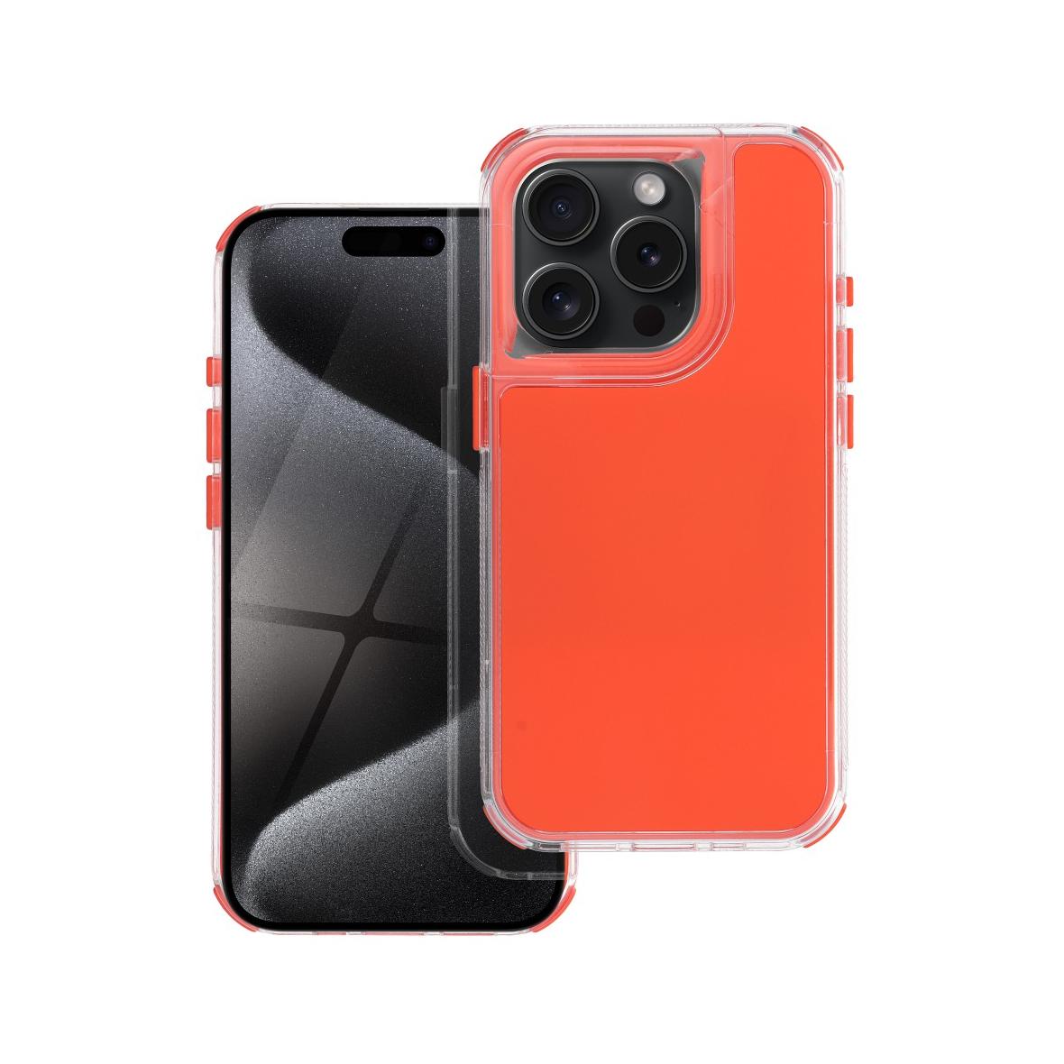 Futerał do iPhone 14 PRO Matrix pomarańczowy