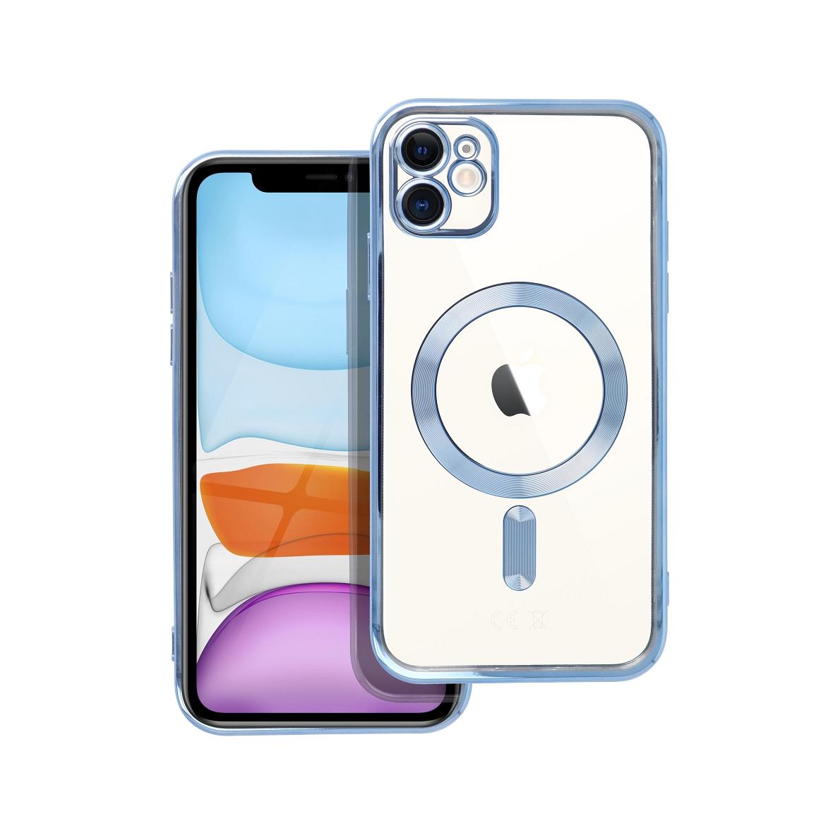 Futerał do iPhone 11 Electro Mag Cover zgodny z MagSafe niebieski
