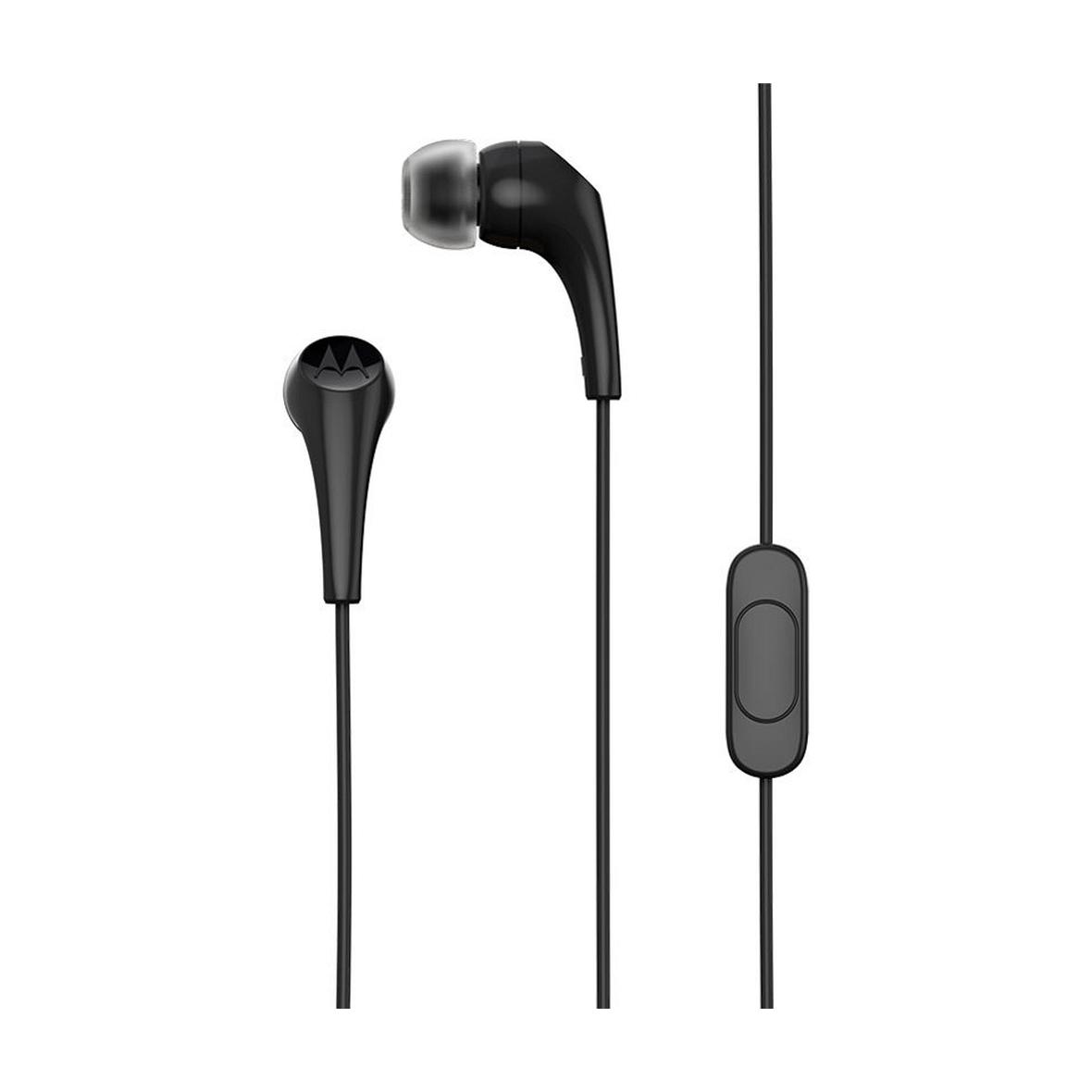 Słuchawki przewodowe douszne Jack 3,5 mm Motorola Earbuds 2 czarne