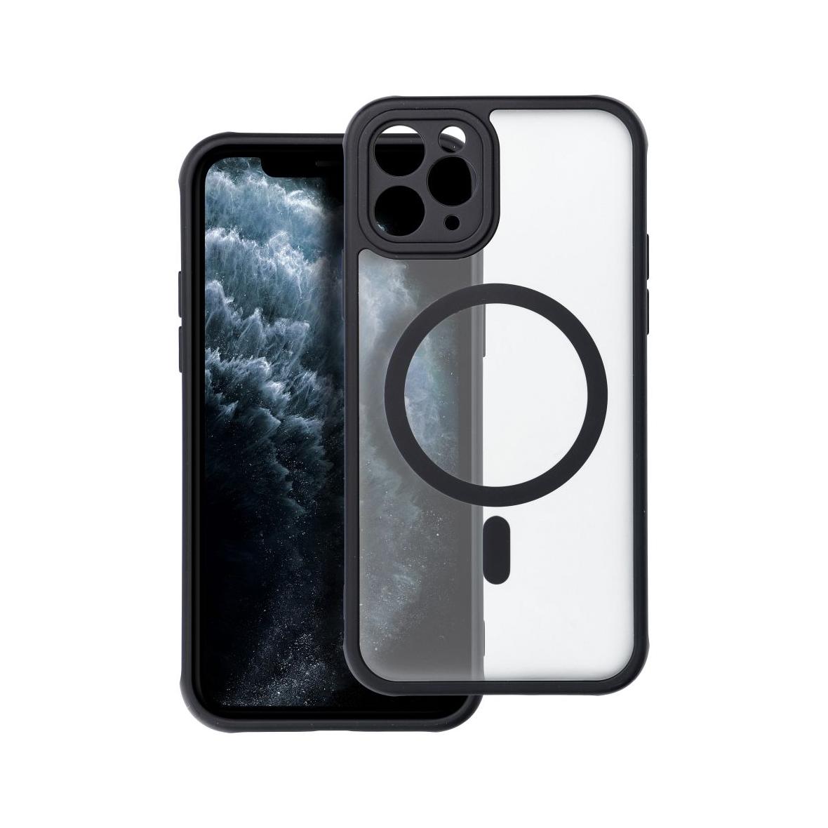 Futerał do iPhone 11 PRO Full Matte Mag Cover zgodny z MagSafe czarny