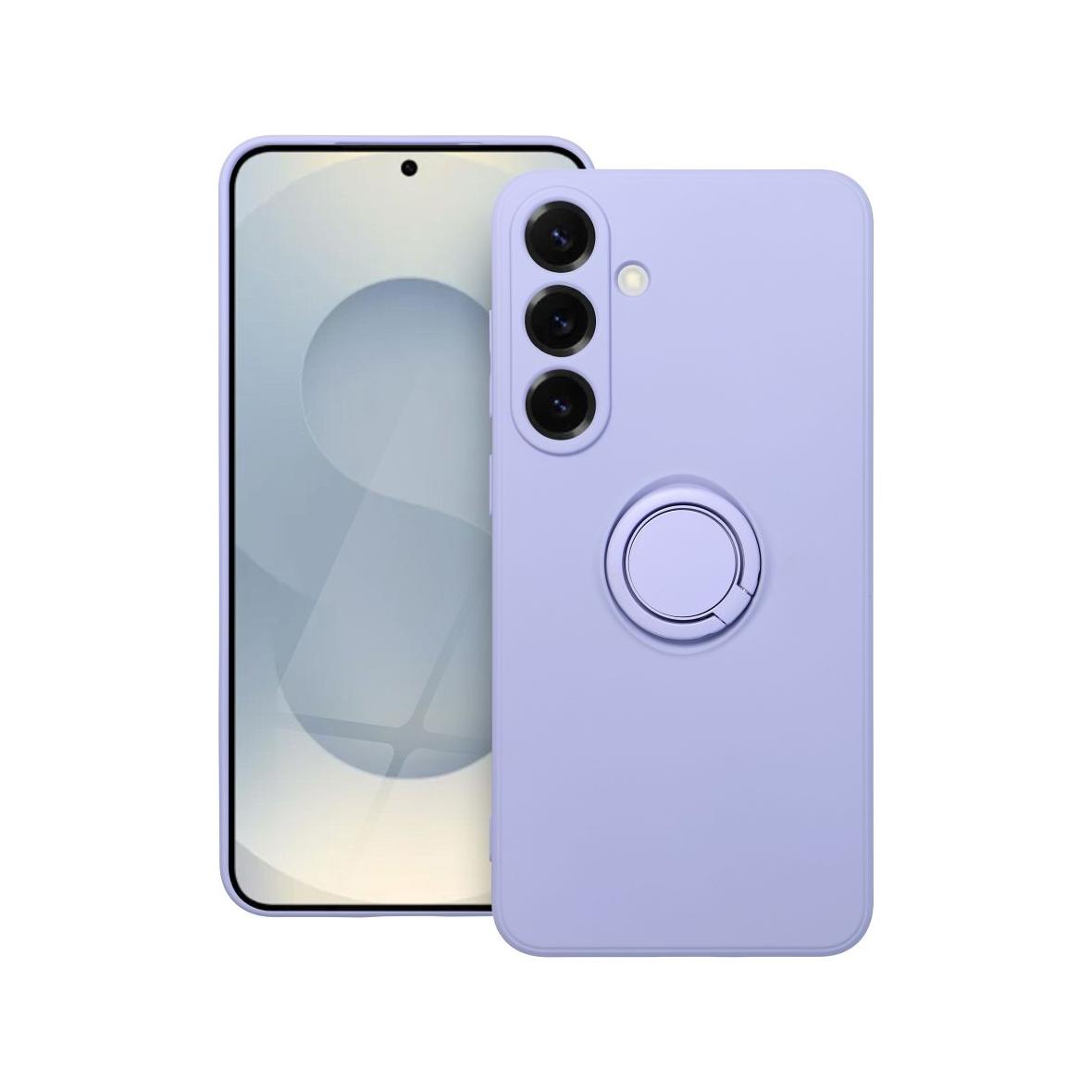 Futerał do Samsung S25 PLUS Silicone Ring fioletowy
