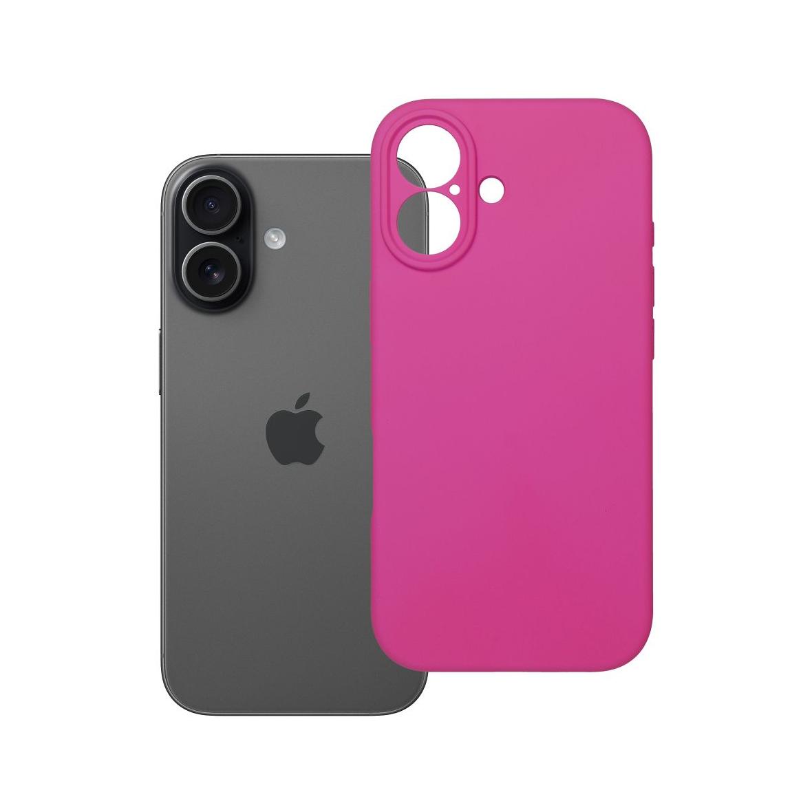 Futerał do iPhone 17 Silicone 2mm różowy