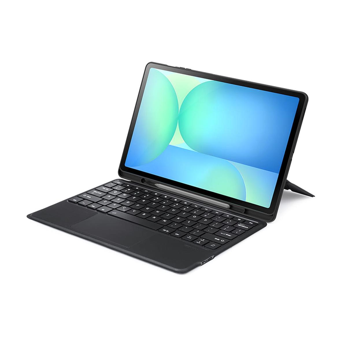 DUX DUCIS etui DK składane z klawiaturą bezprzewodową do SAMSUNG Tab S10 FE Plus czarne