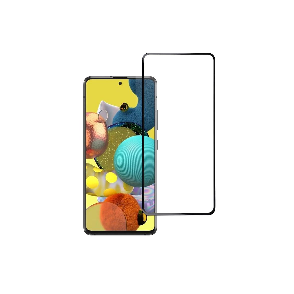 Szkło hartowane do Samsung Galaxy A51 (full glue / case friendly) Blue Star 5D czarne